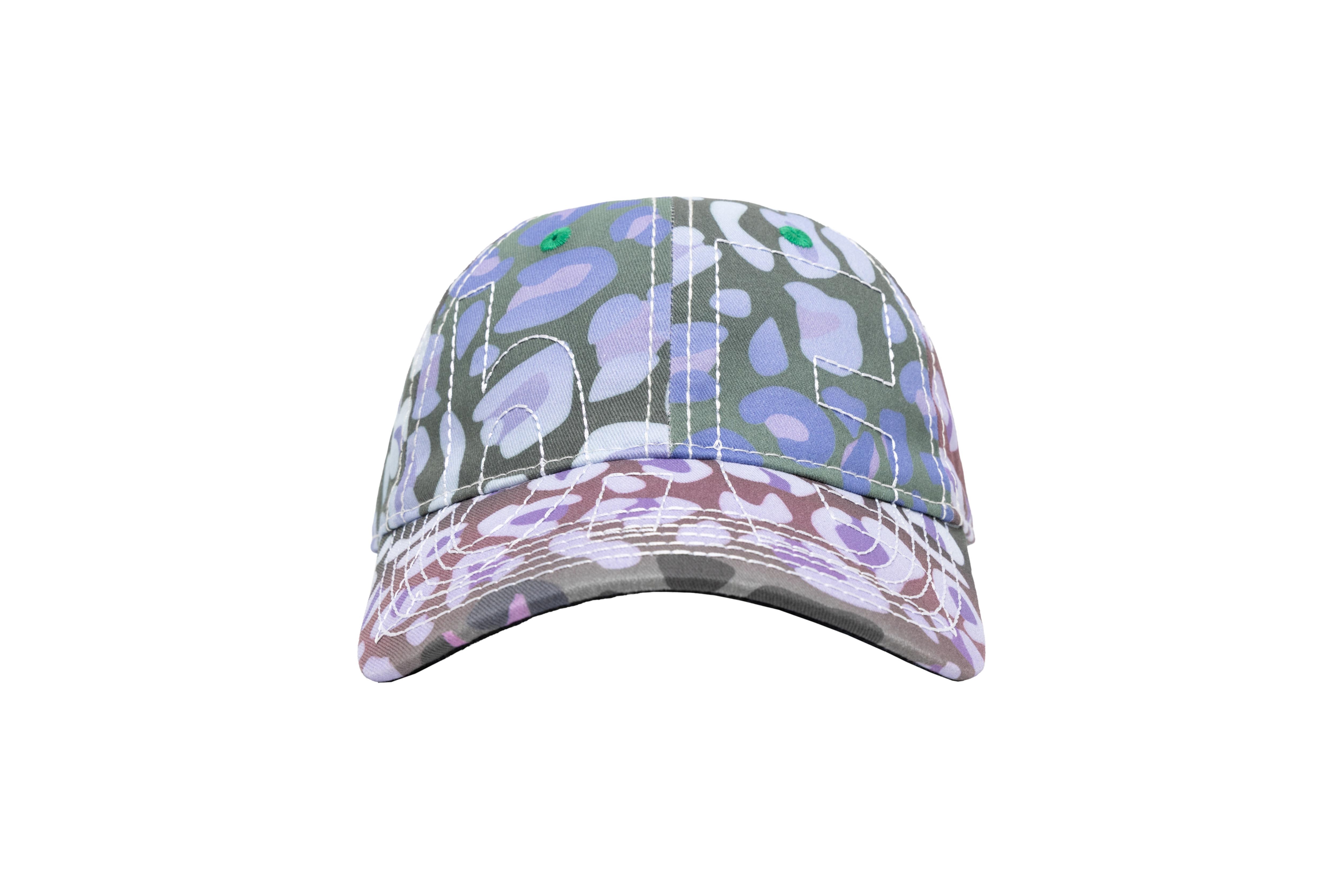 b.Eautiful "VAPOR 6 PANEL HAT" (Multi Leopard / White)