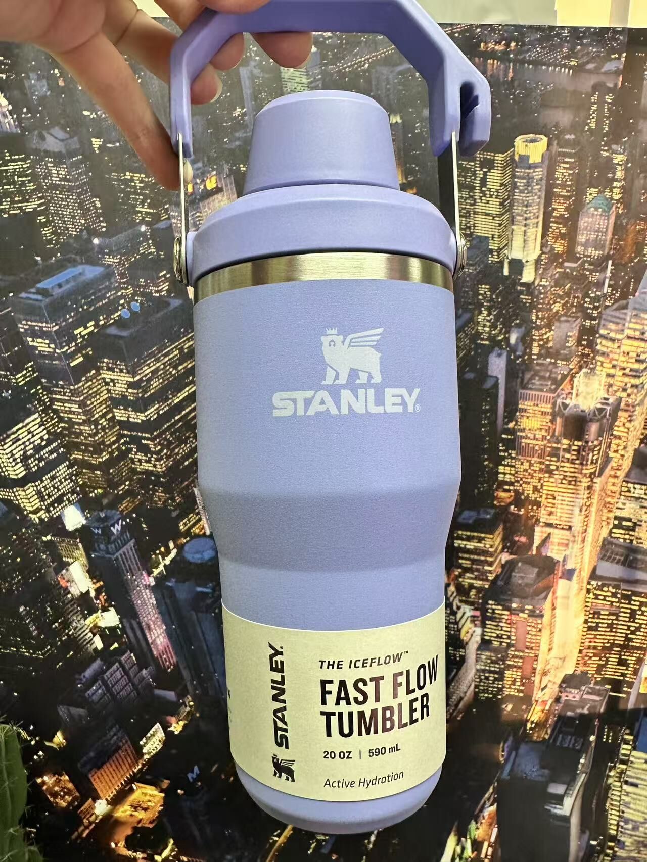 【直播】LX0319135 Stanley The IceFlow™ Fast Flow Tumbler保溫瓶 20 oz（淺紫色)