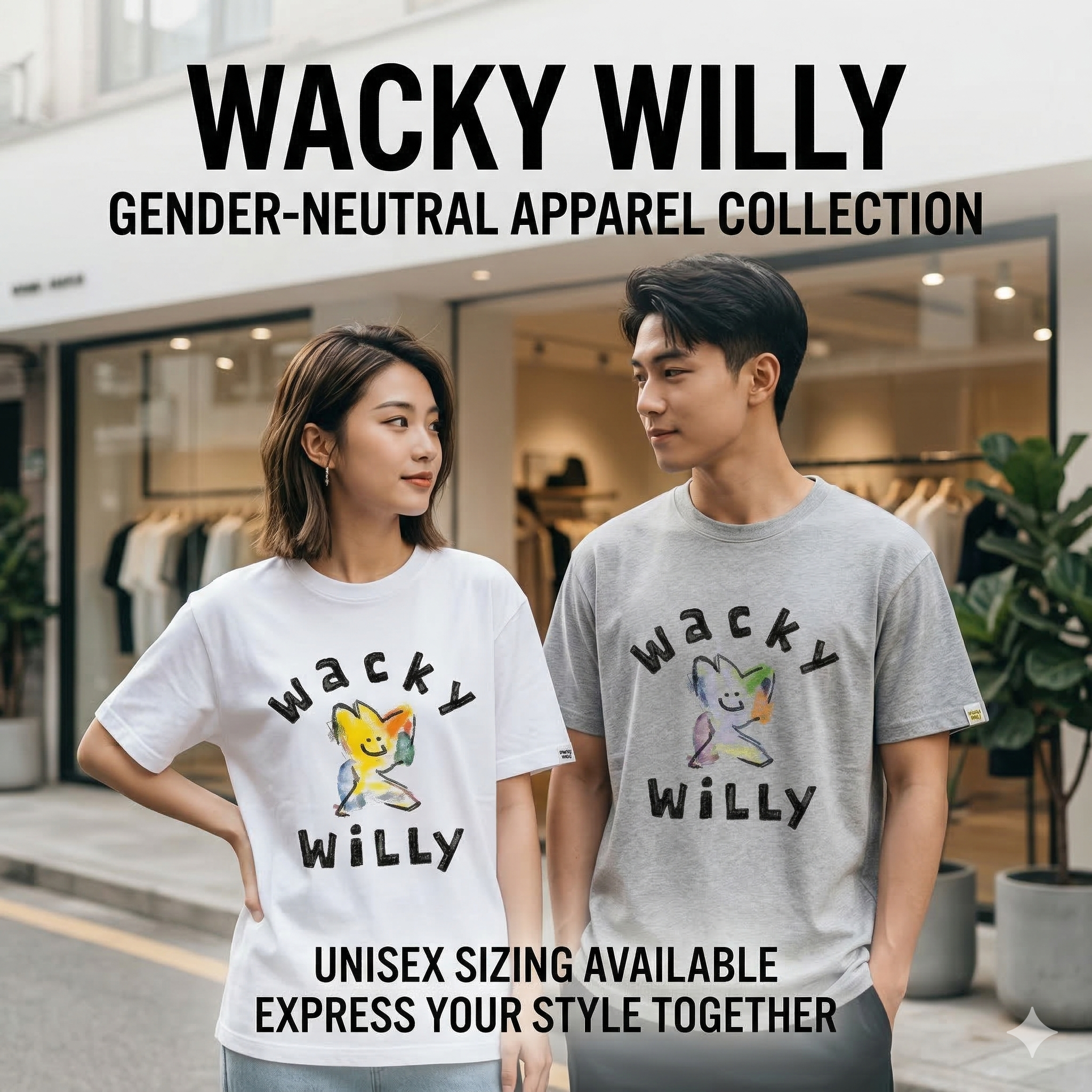 【預購】WACKY WILLY FF031918 男女同款短袖上衣
