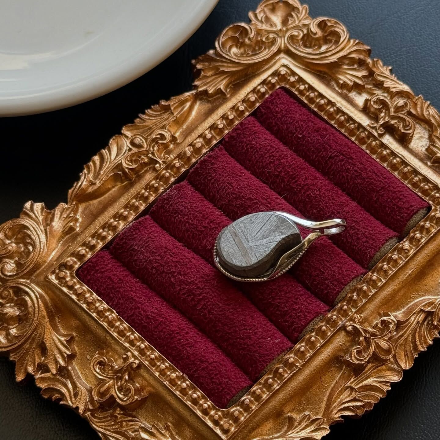 [原石] 鐵隕石 / 天鐵 925銀項鏈吊墜