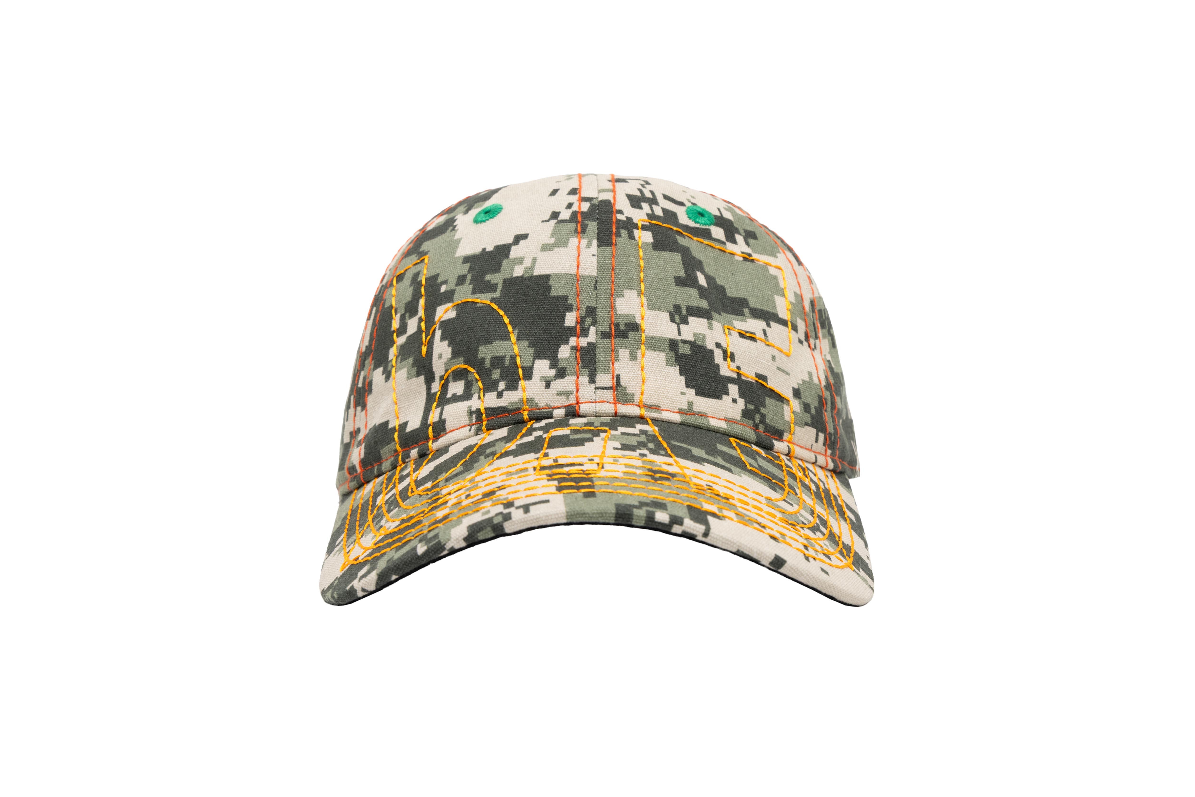 b.Eautiful "VAPOR 6 PANEL HAT" (Cala Digicamo / Orange)