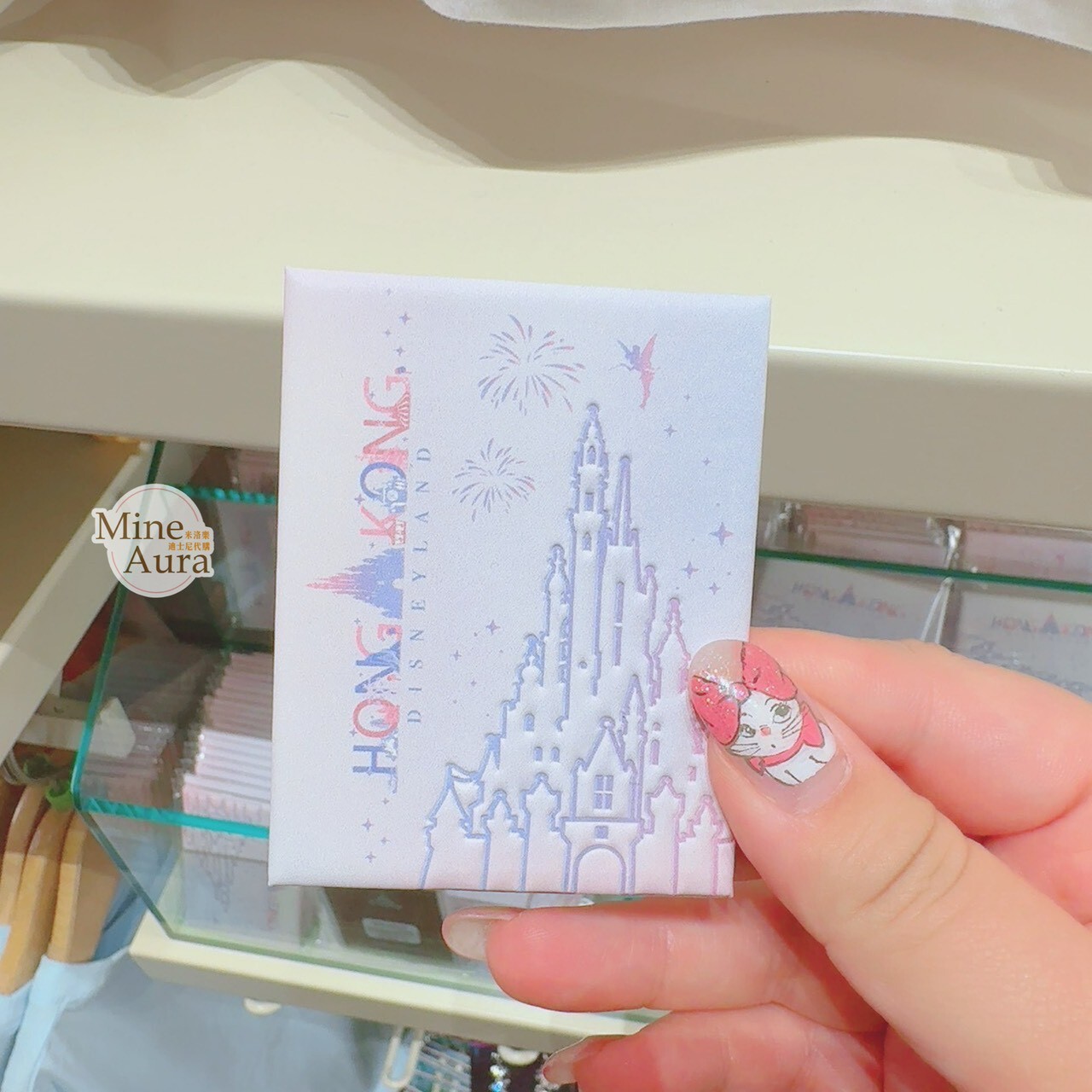 樂園限定 Skyline 主題 城堡 圖案 磁鐵 -香港迪士尼樂園