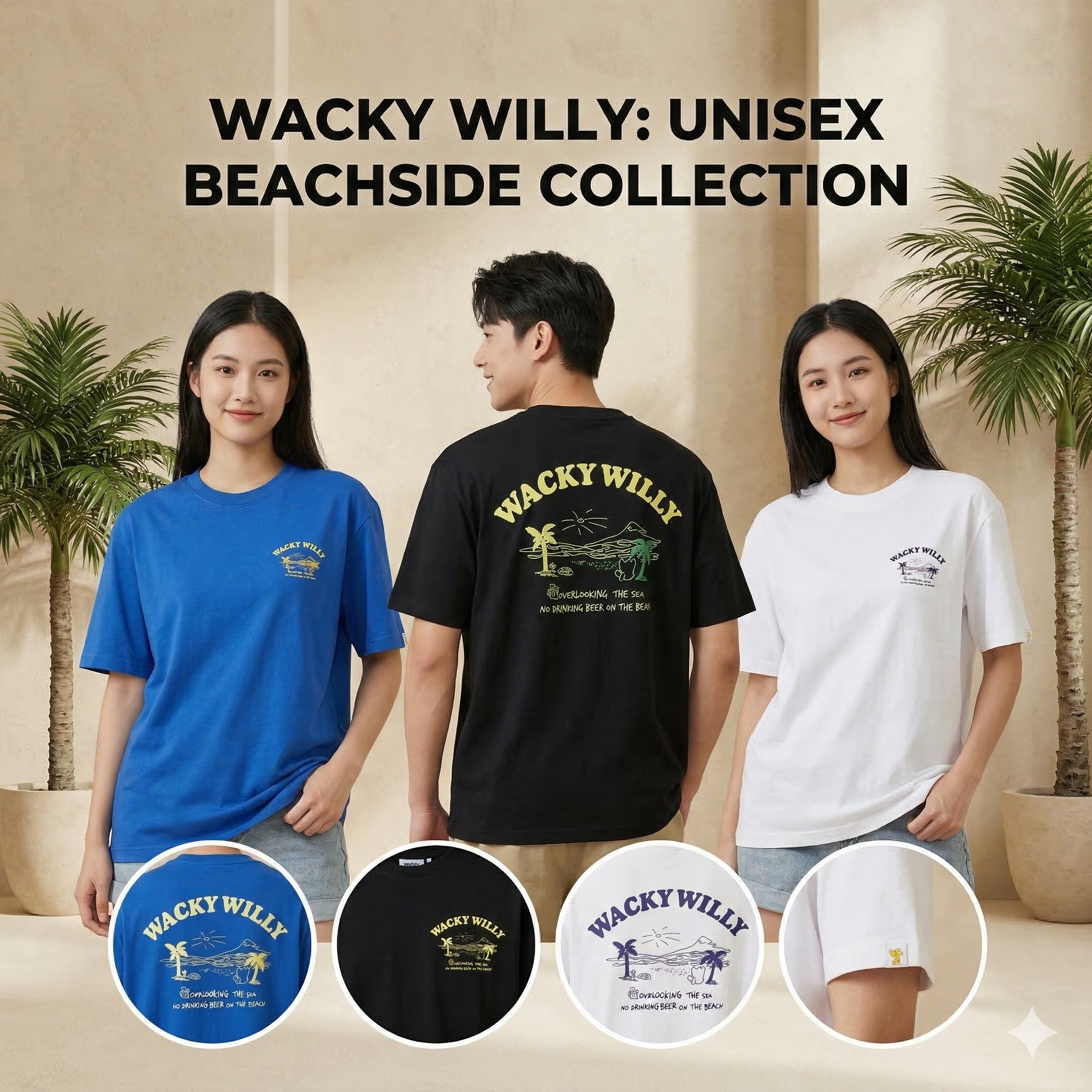 【預購】WACKY WILLY FF031919 男女同款短袖上衣