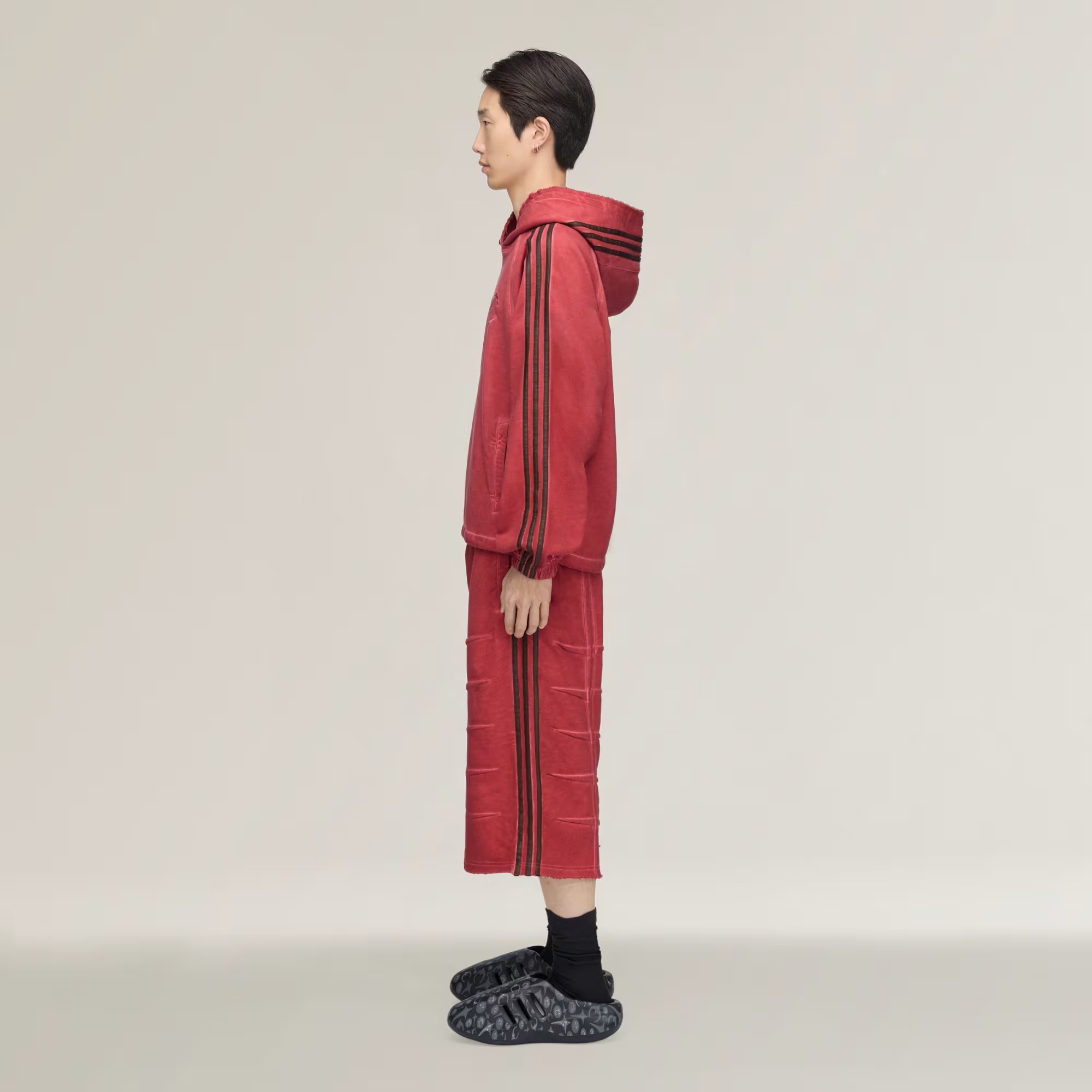 【逢甲 FUZZY】adidas Originals x Thug Club Sweat Hoodle 連帽上衣 帽夾 紅 KF6586