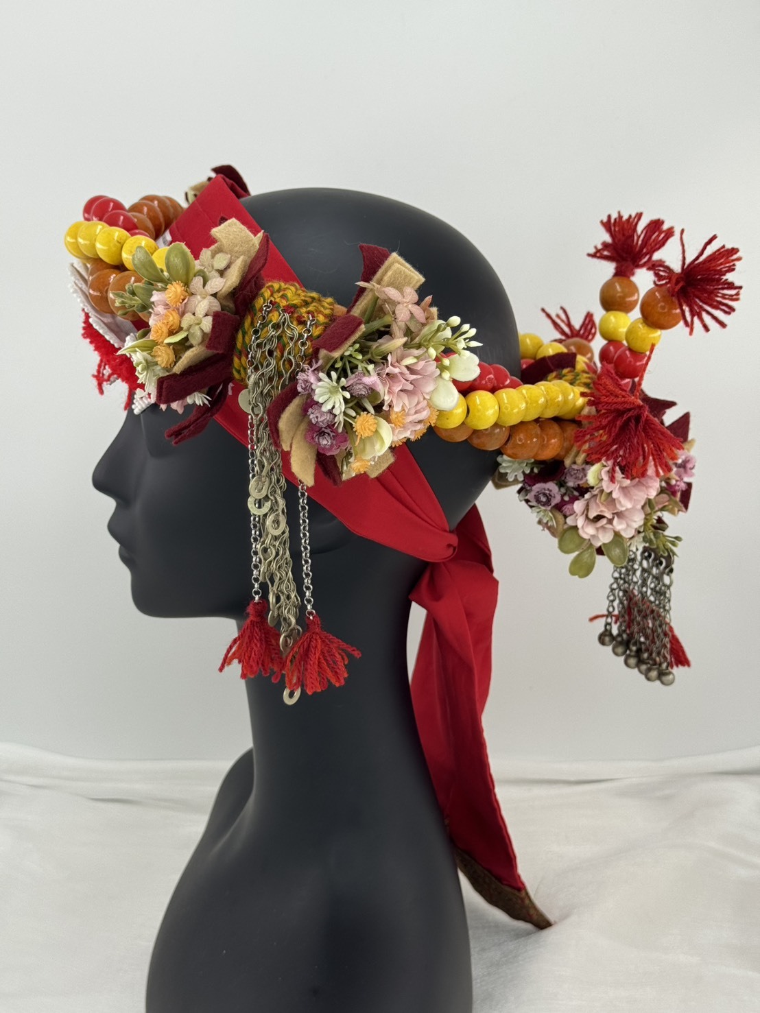 M-No.46木珠配花頭飾56mm