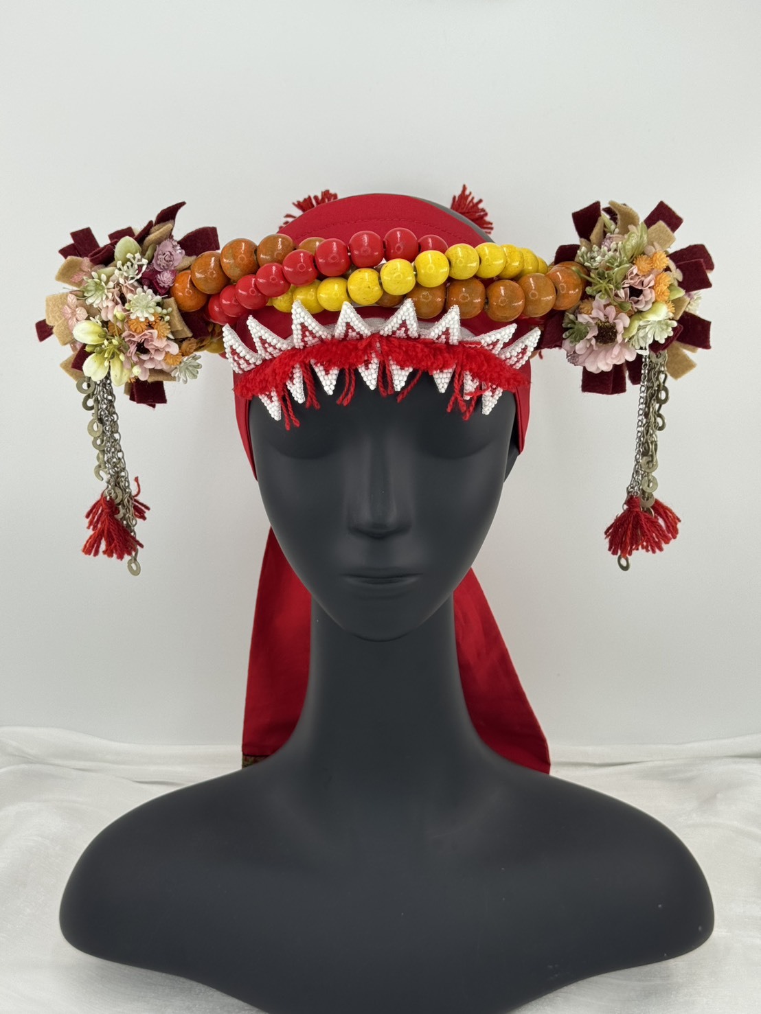 M-No.46木珠配花頭飾56mm