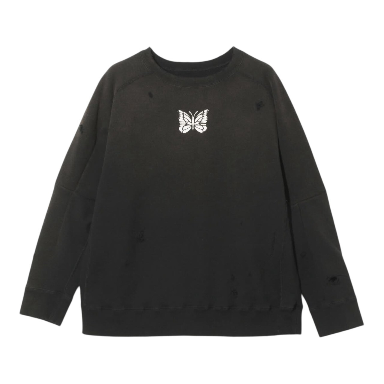 NEEDLES DECONSTRUCTED SWEATSHIRT SIZE L