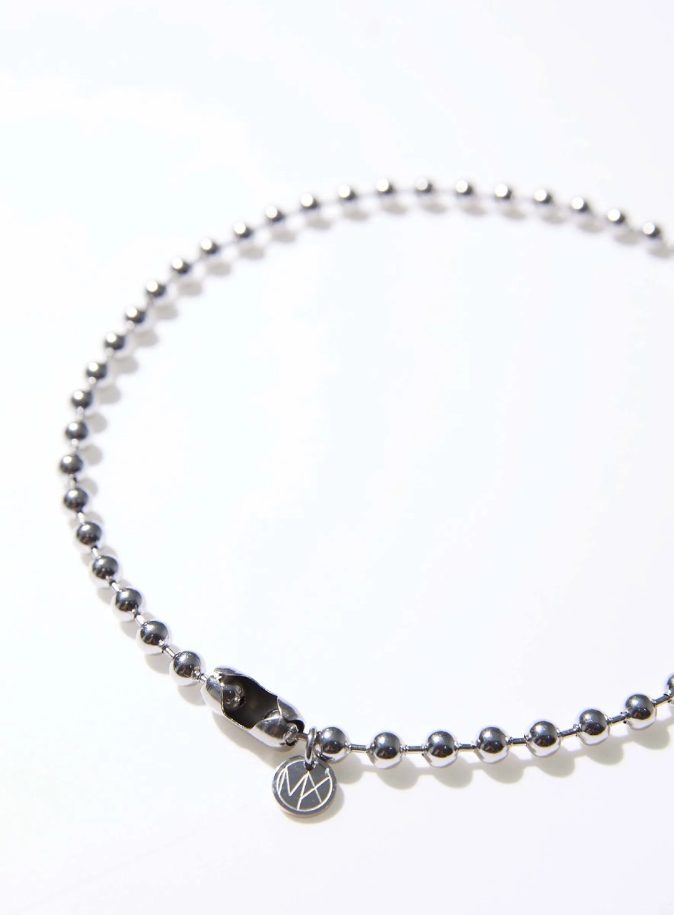 Symphony 項鍊-純鋼圓球空心珠項鍊