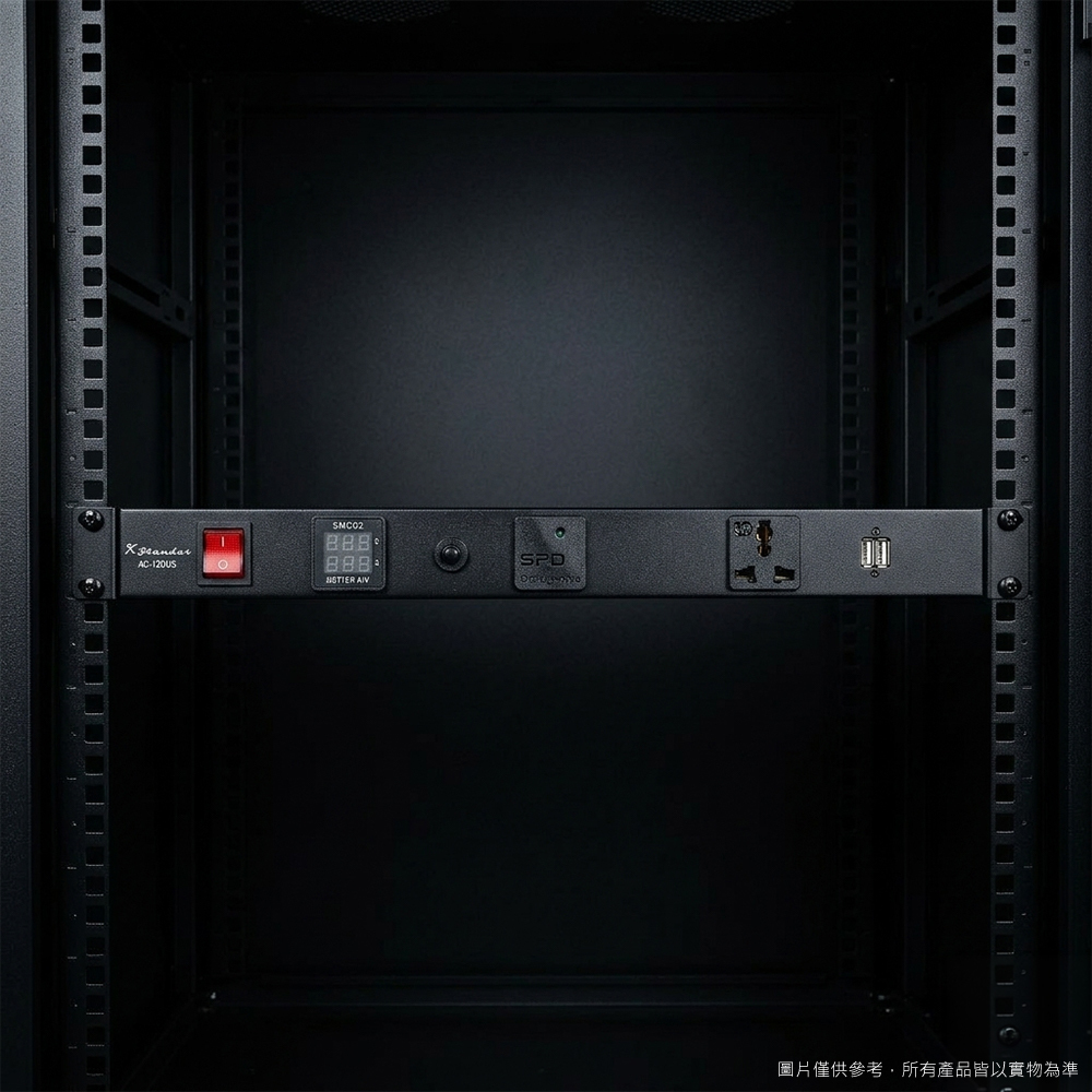 台灣製造S 台灣製造S / AC-12DUS 10+1孔 1U機櫃用電源濾波排插(帶開關) 第 2 張圖片｜三峽配件 / 週邊