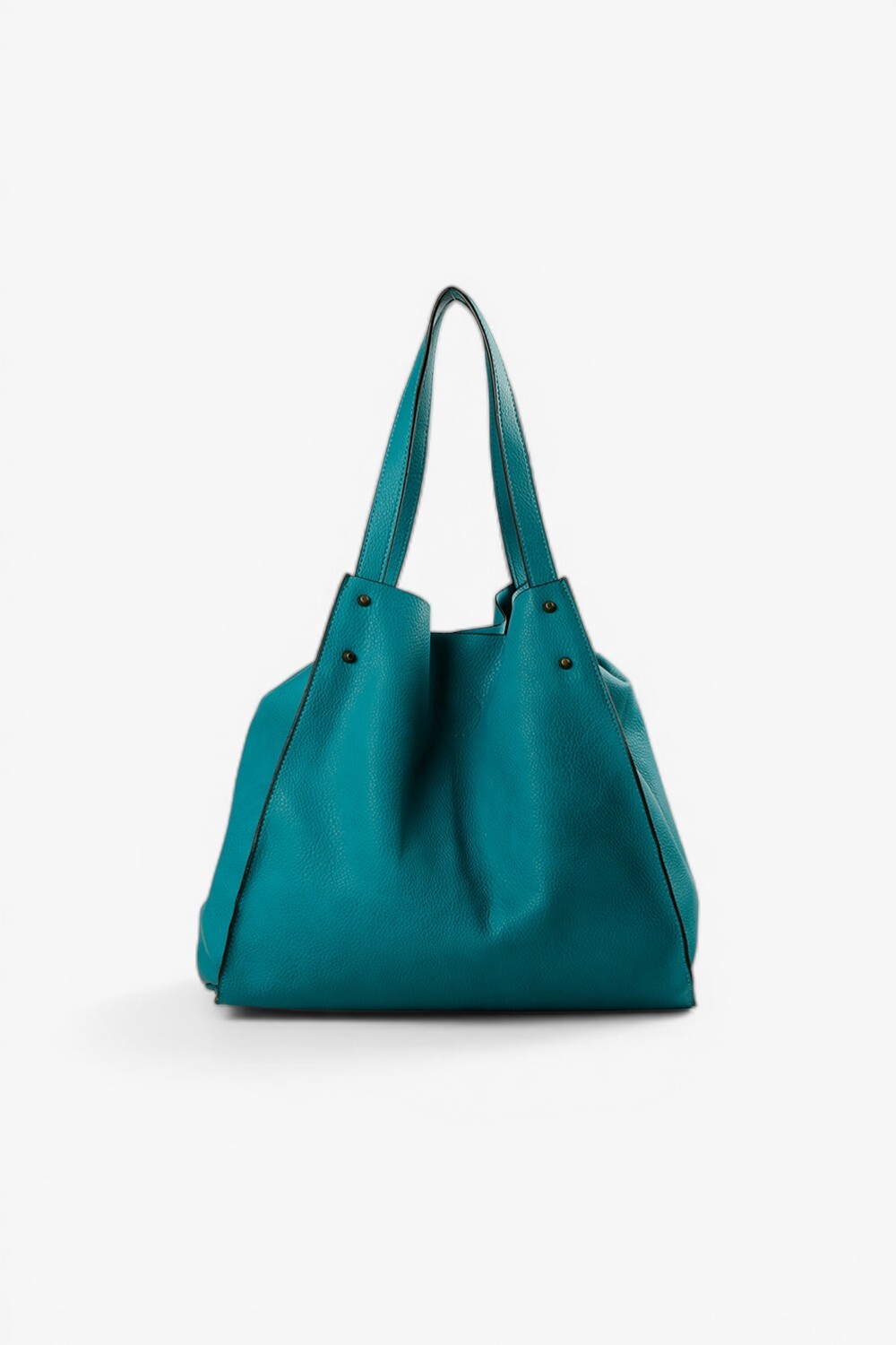 Witch 鉚釘大托特包 藍綠