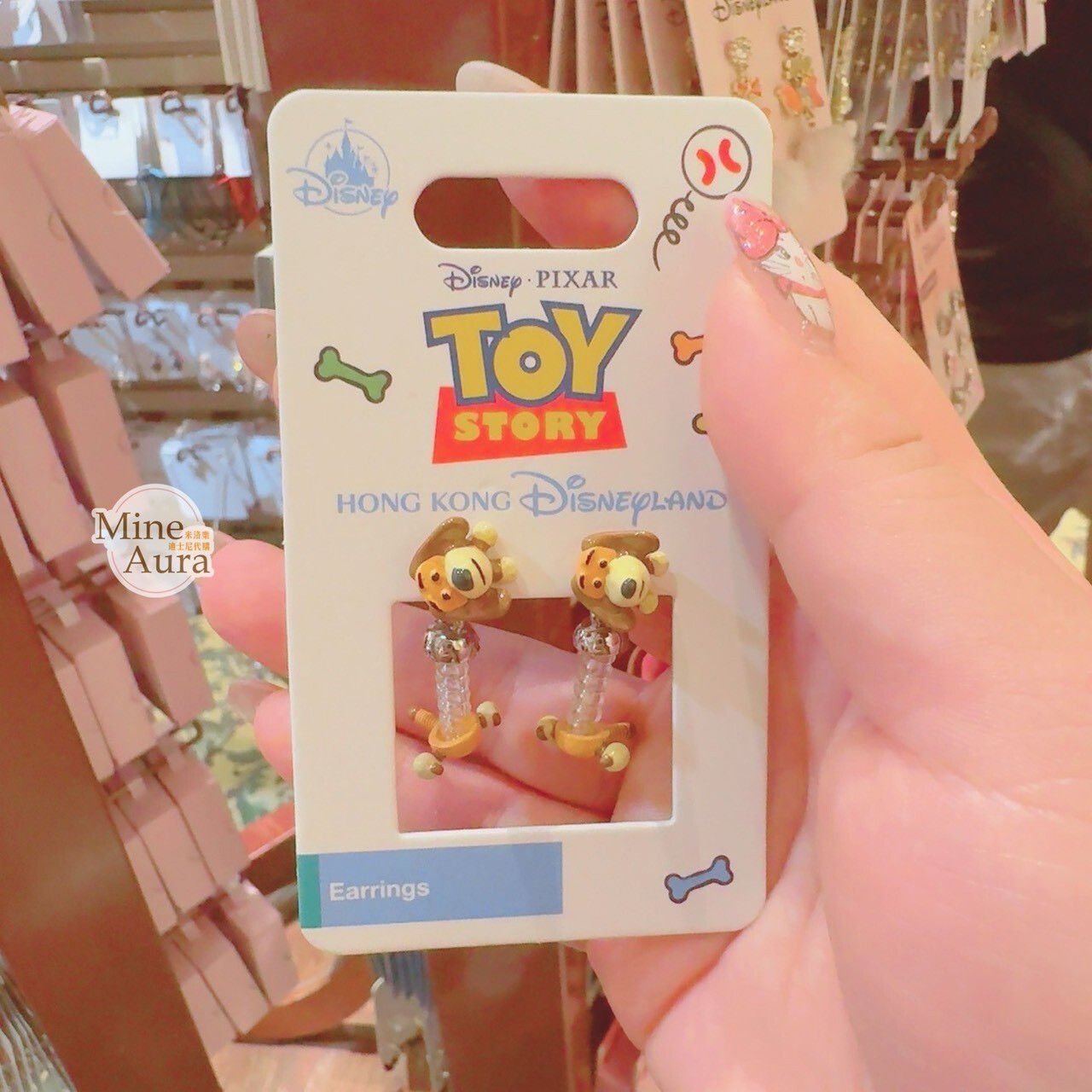 彈簧狗 Slinky Dog 全身造型 耳環 首飾 玩具總動員 Toy Story -香港迪士尼樂園