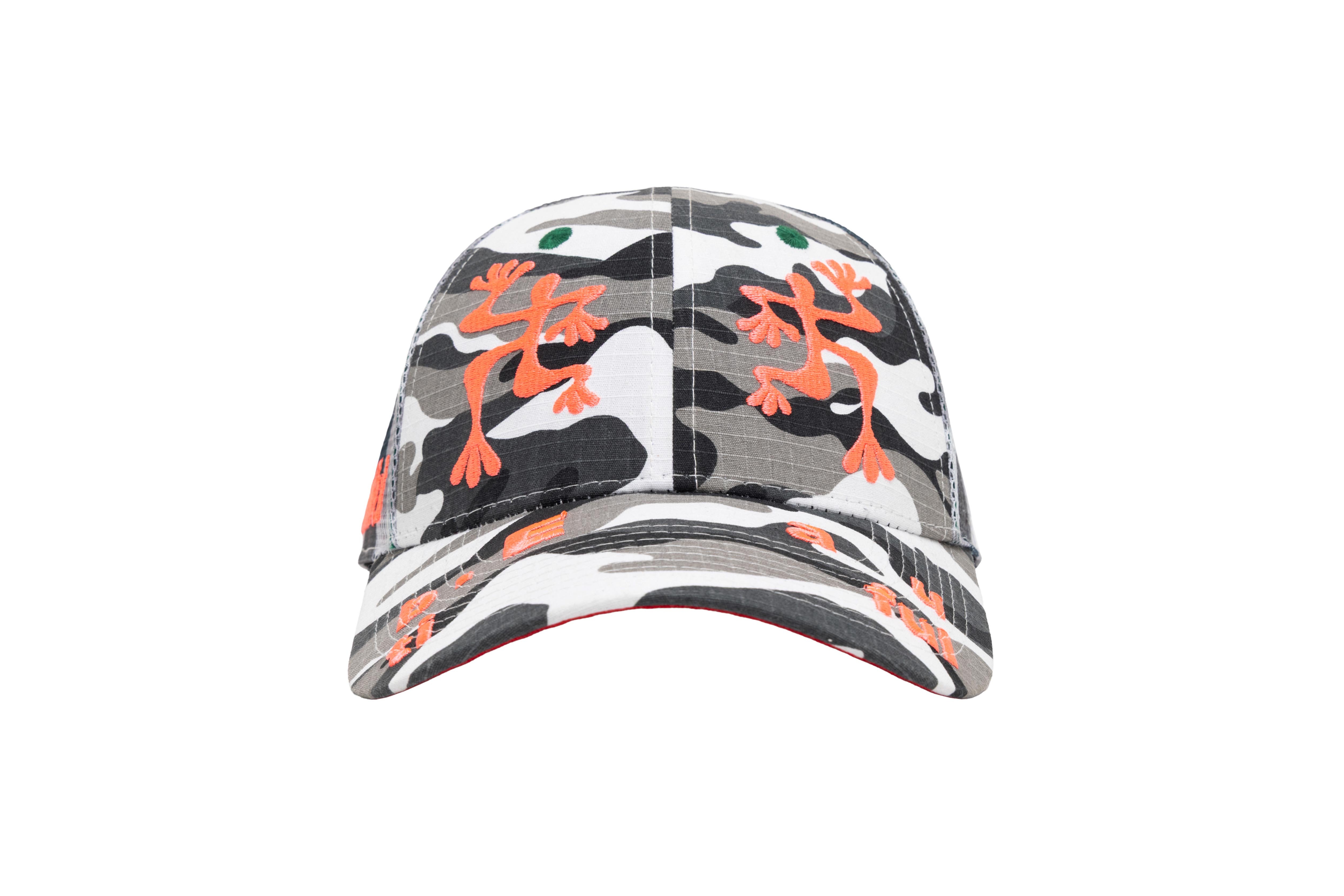 b.Eautiful "Biyu Hat" (Black White Camo / Buffalo Check)
