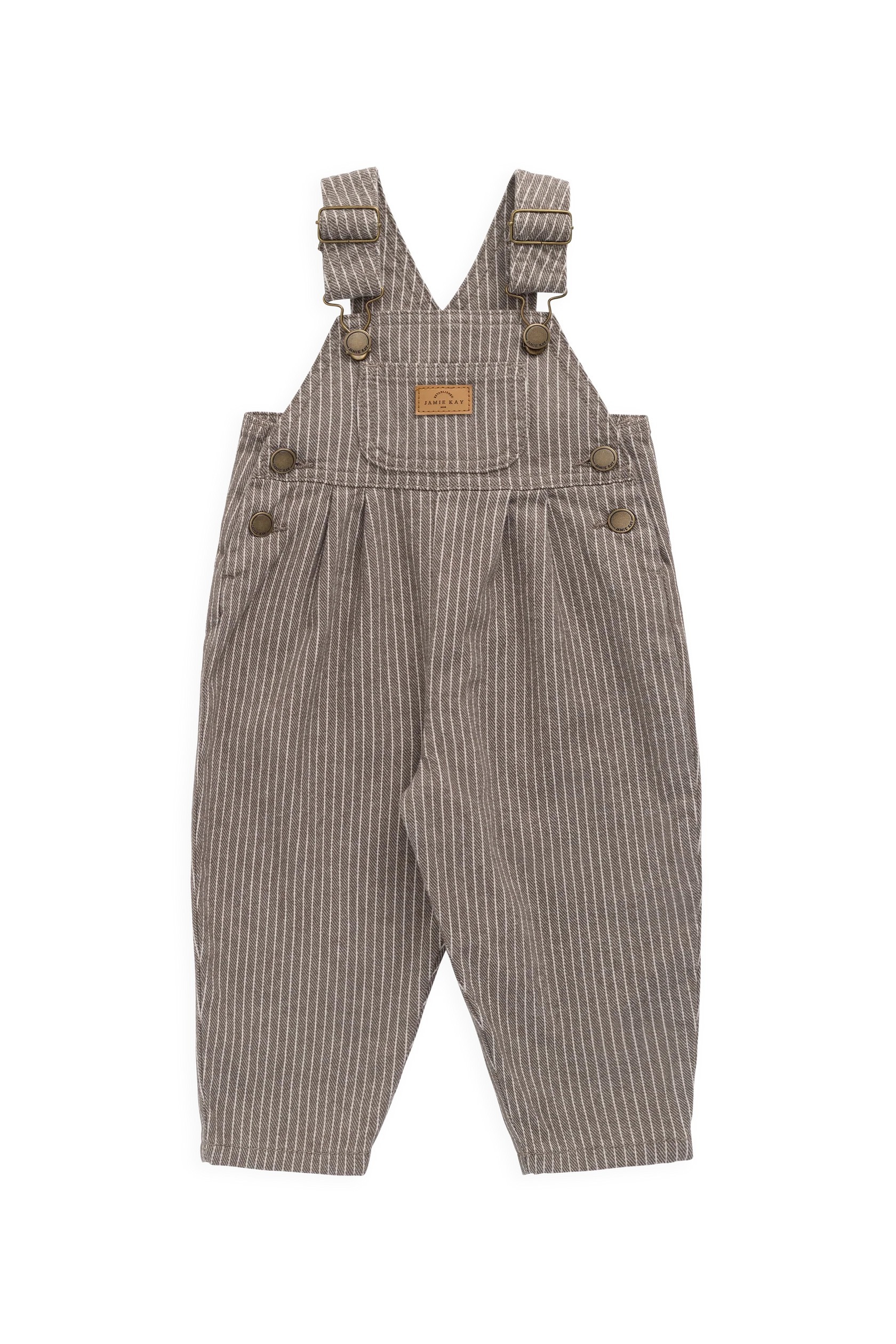 【預購】JAMIE KAY -Blair Overall - Mini Pinstripe Cassava（Iroko）
