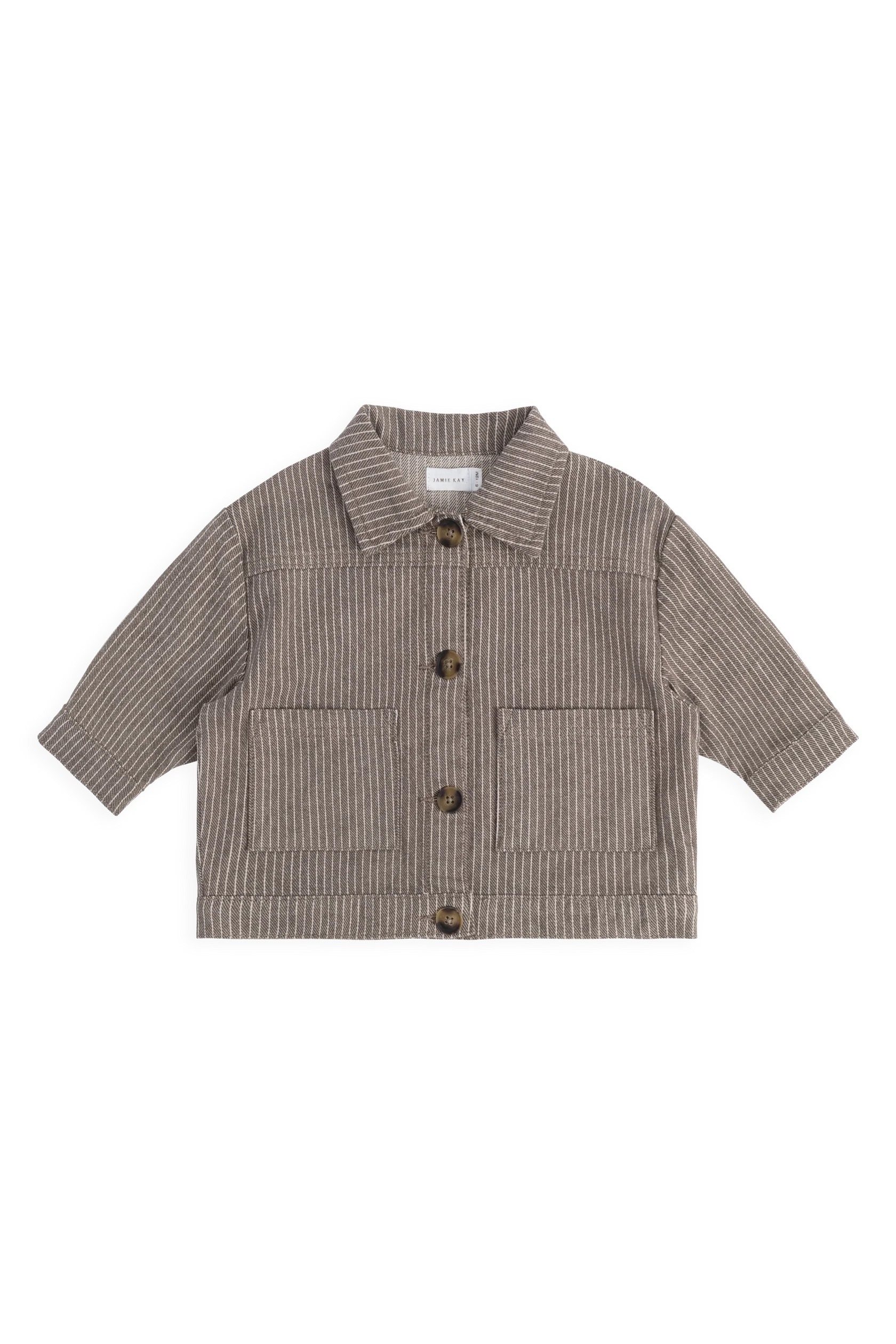 【預購】JAMIE KAY -Axel Jacket - Mini Pinstripe Cassava（Iroko）