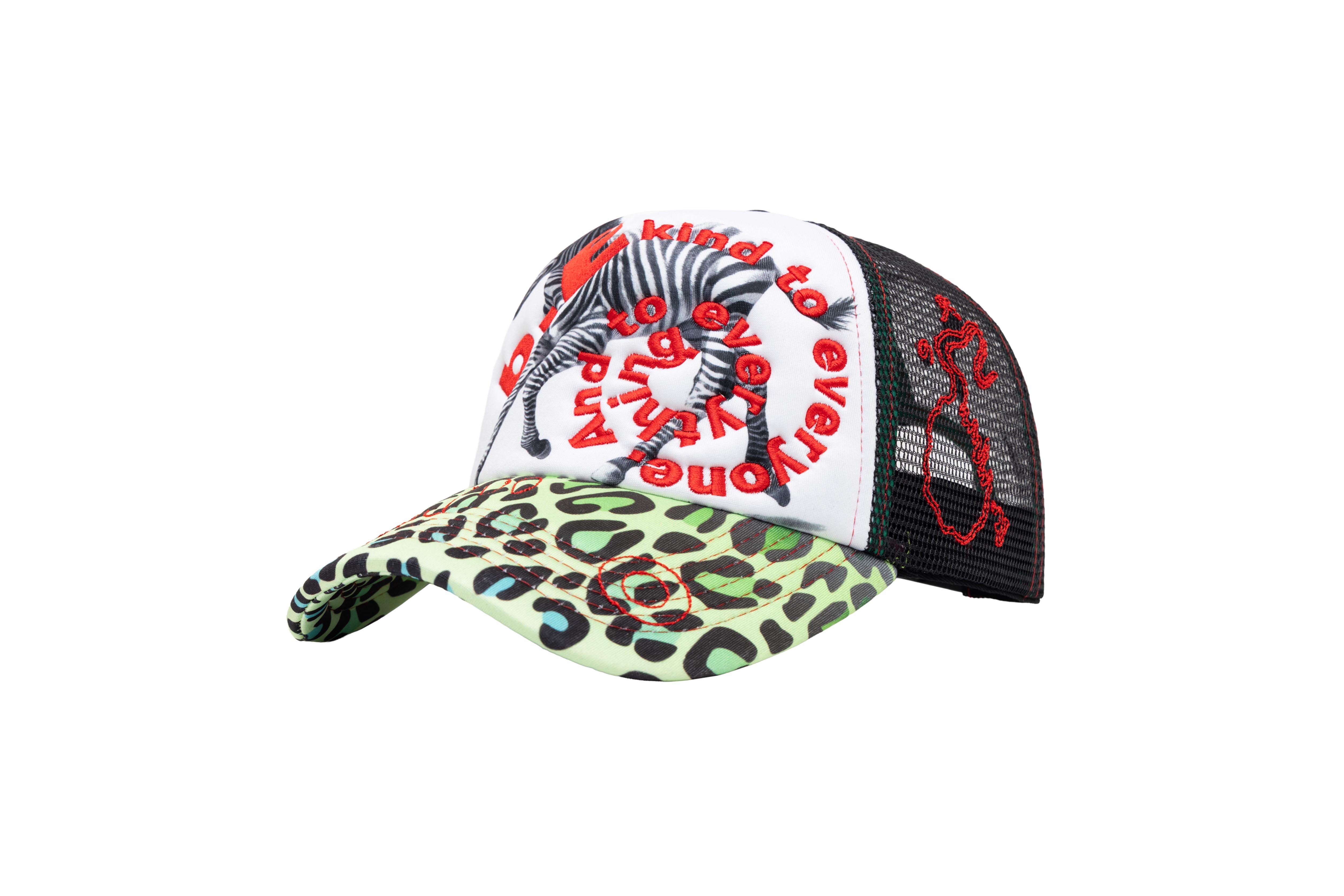 b.Eautiful "b.i Foam Trucker Hat" (Baby Zebra)