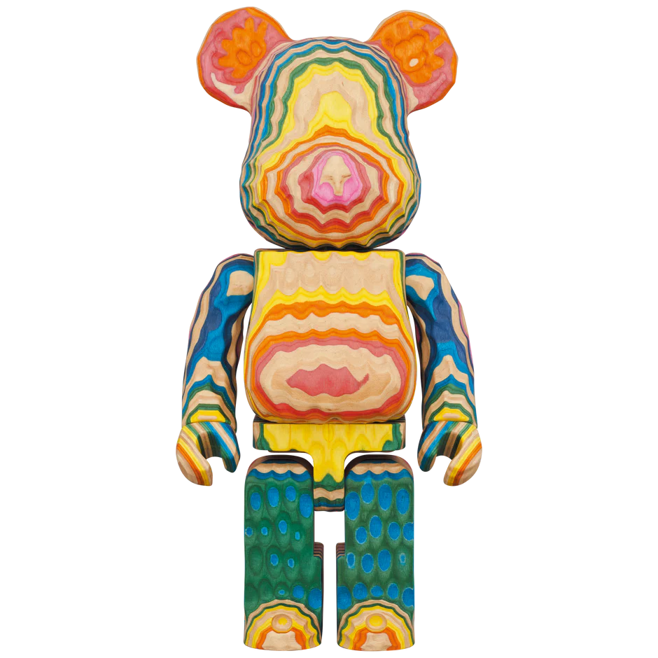 カリモク Karimoku fragmentdesign HAROSHI VERTICAL 400％ carved wooden BE@RBRICK