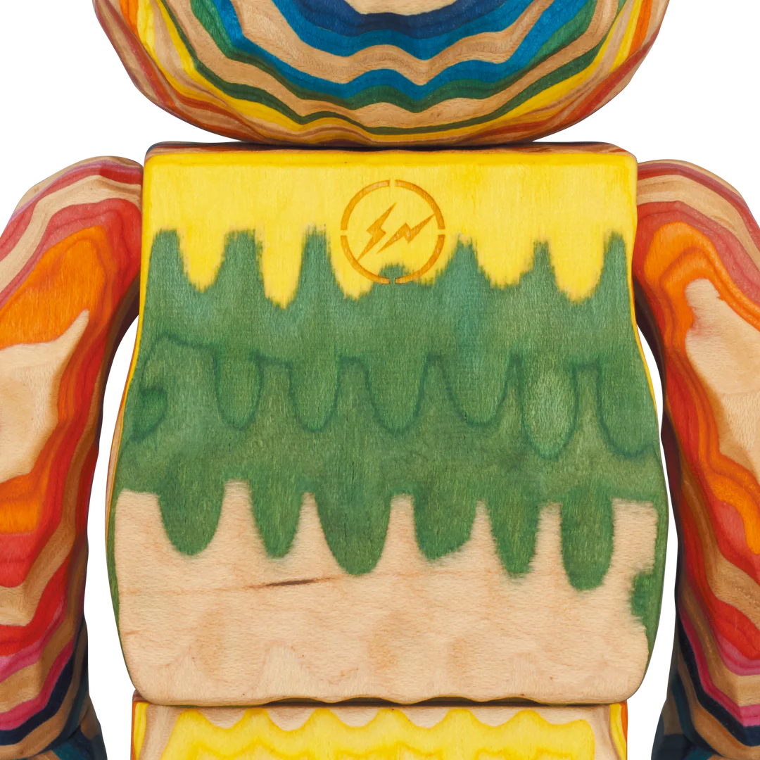 カリモク Karimoku fragmentdesign HAROSHI VERTICAL 400％ carved wooden BE@RBRICK