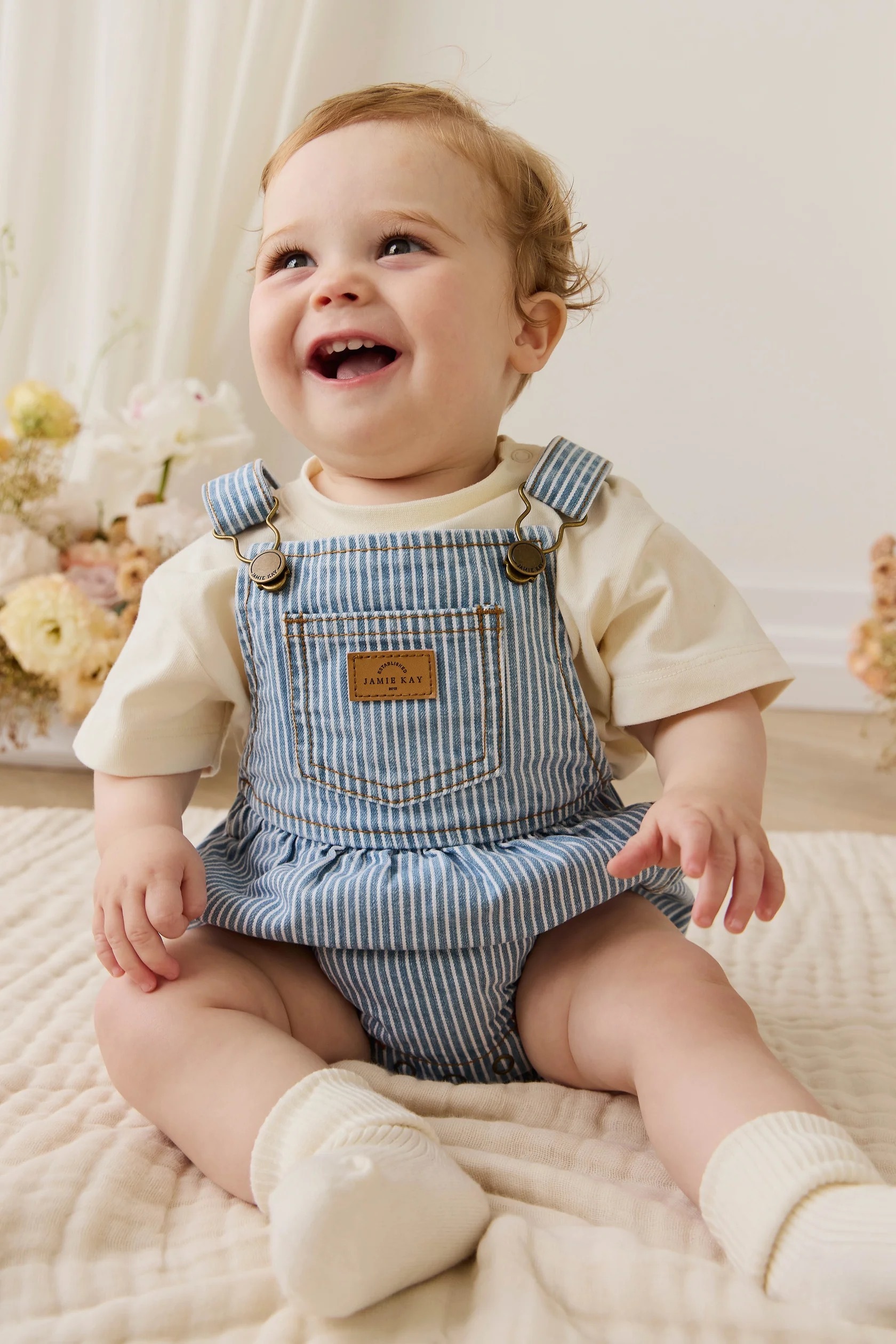 【預購】JAMIE KAY -Pax Playsuit（Holiday Stripe）