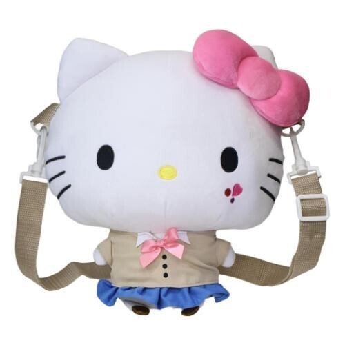 日本 Sanrio Hello Kitty 超大公仔形2用袋