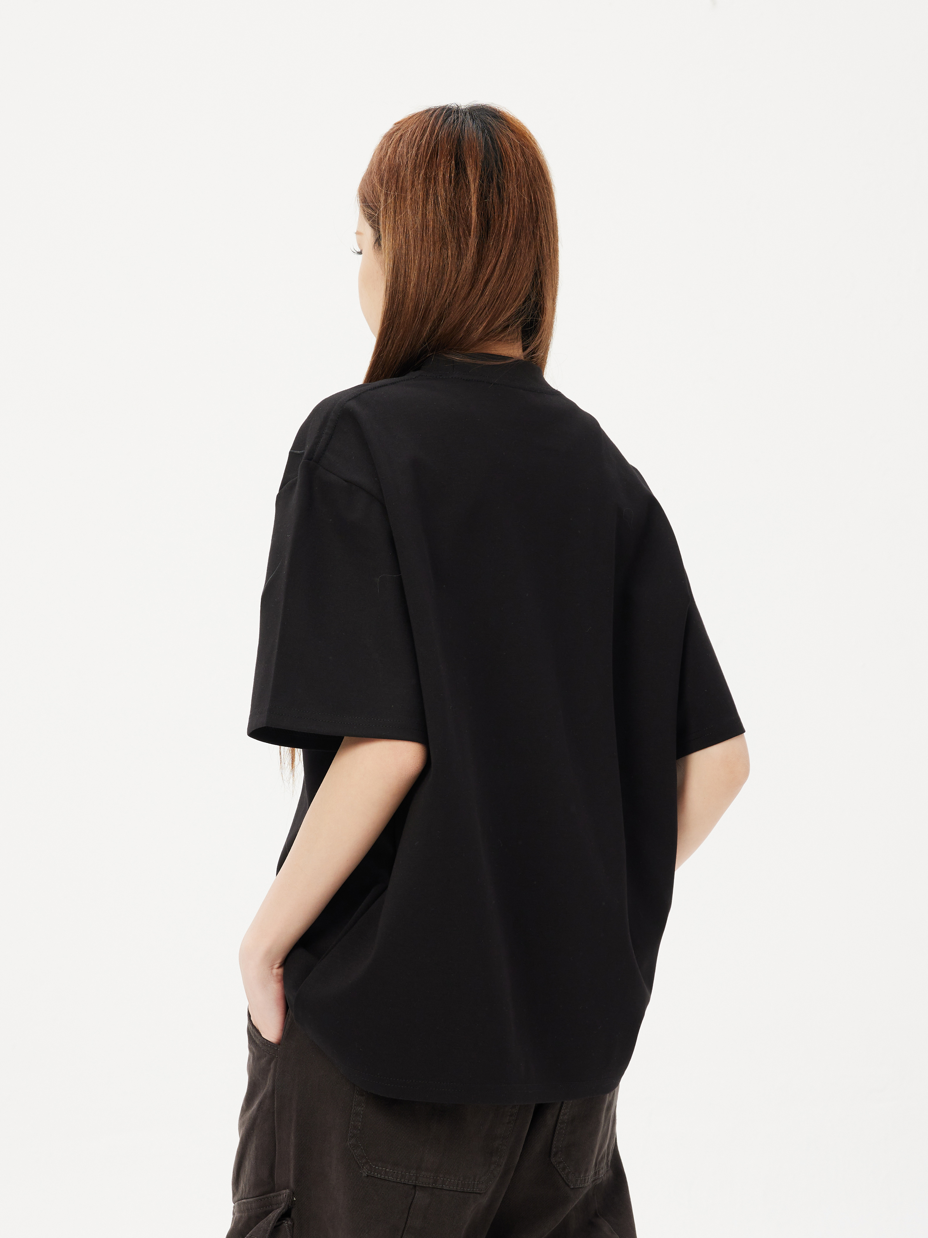 - SIMPLEACTION - cleanfit刺繡閃電短袖上衣