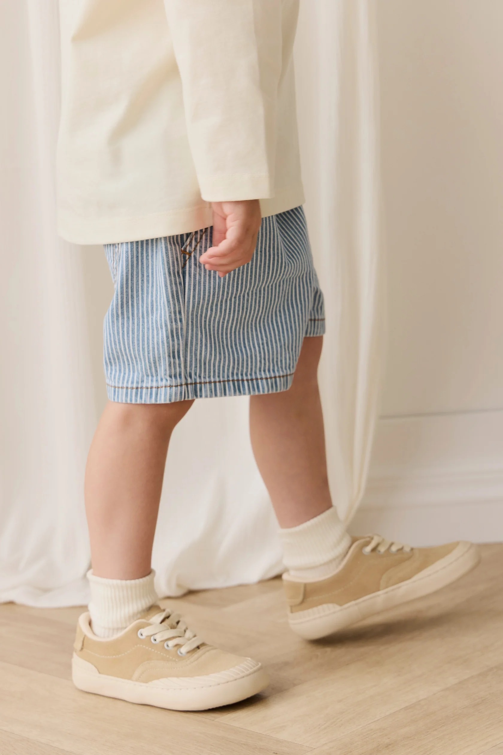 【預購】JAMIE KAY -Reid Denim Short（Holiday Stripe）