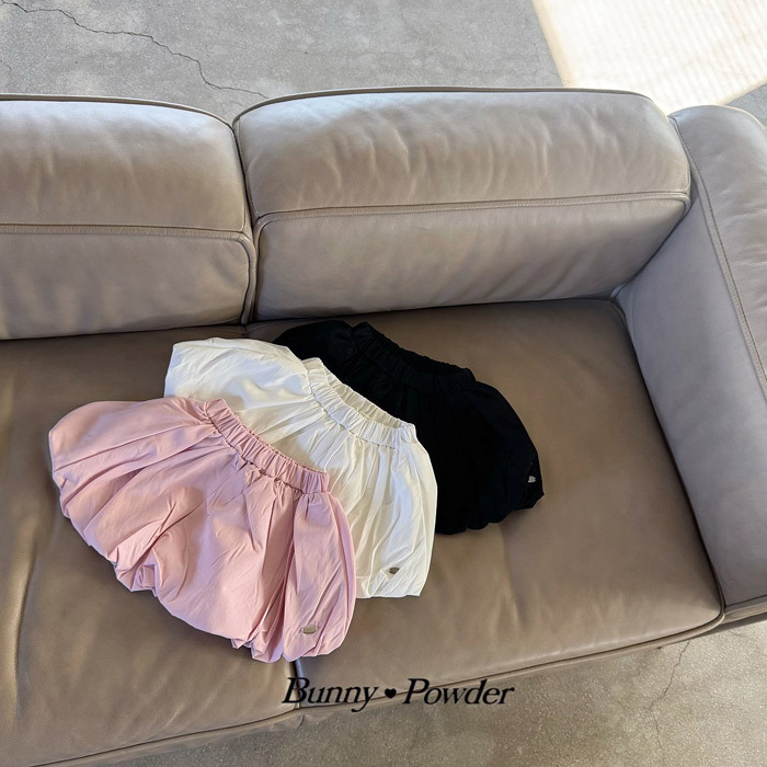 正韓夏BUNNY POWDER 三色銀標花苞裙