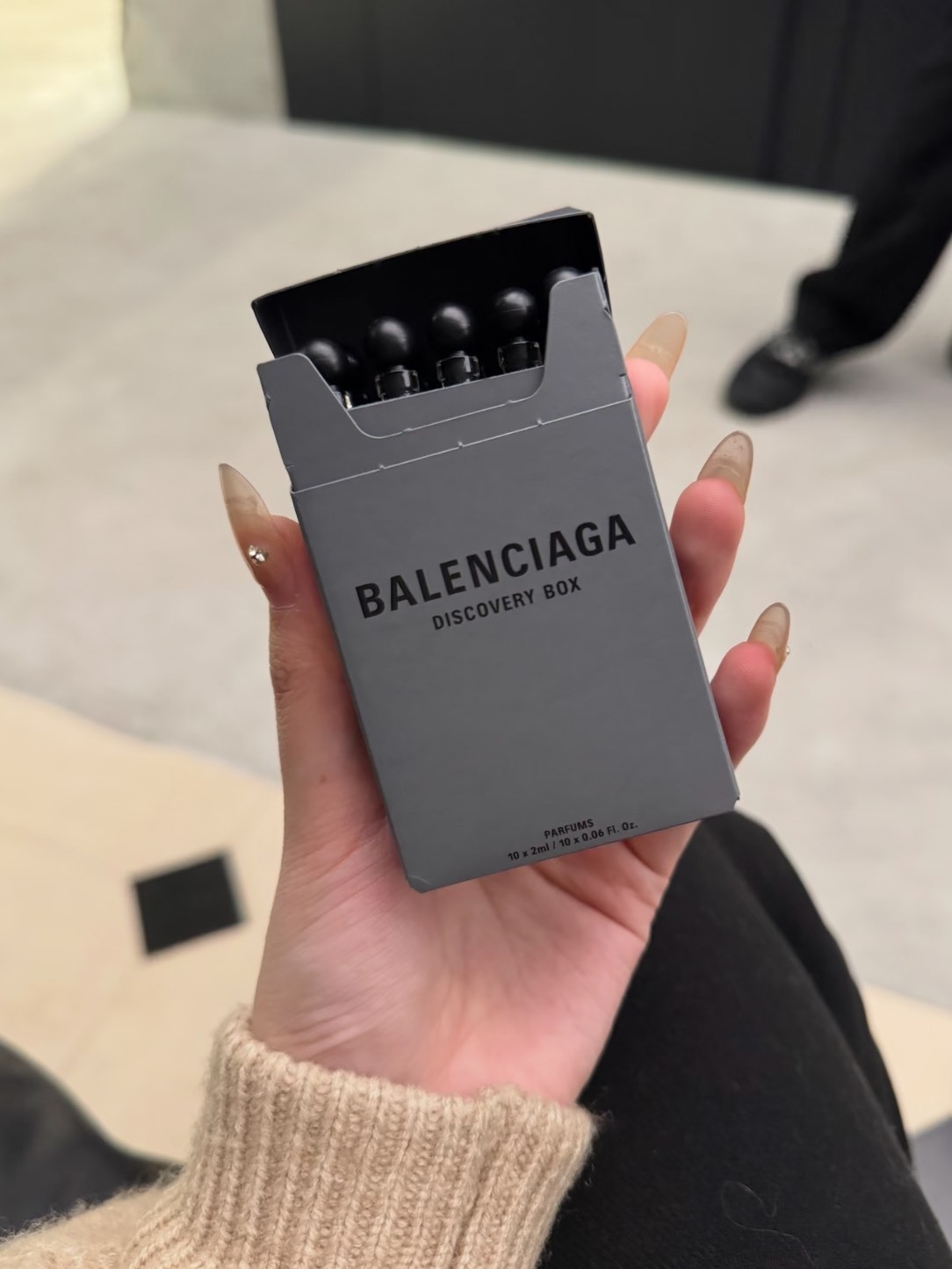 BALENCIAGA 巴黎世家 木質調 淡香水 EDT 麝香小蒼蘭 煙盒 十件套組