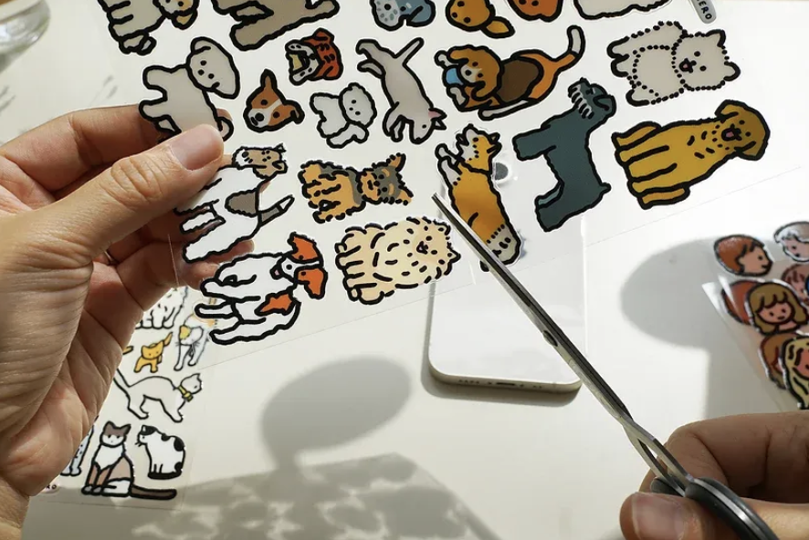 韓國Zero Per Zero｜狗狗 水晶轉印貼紙