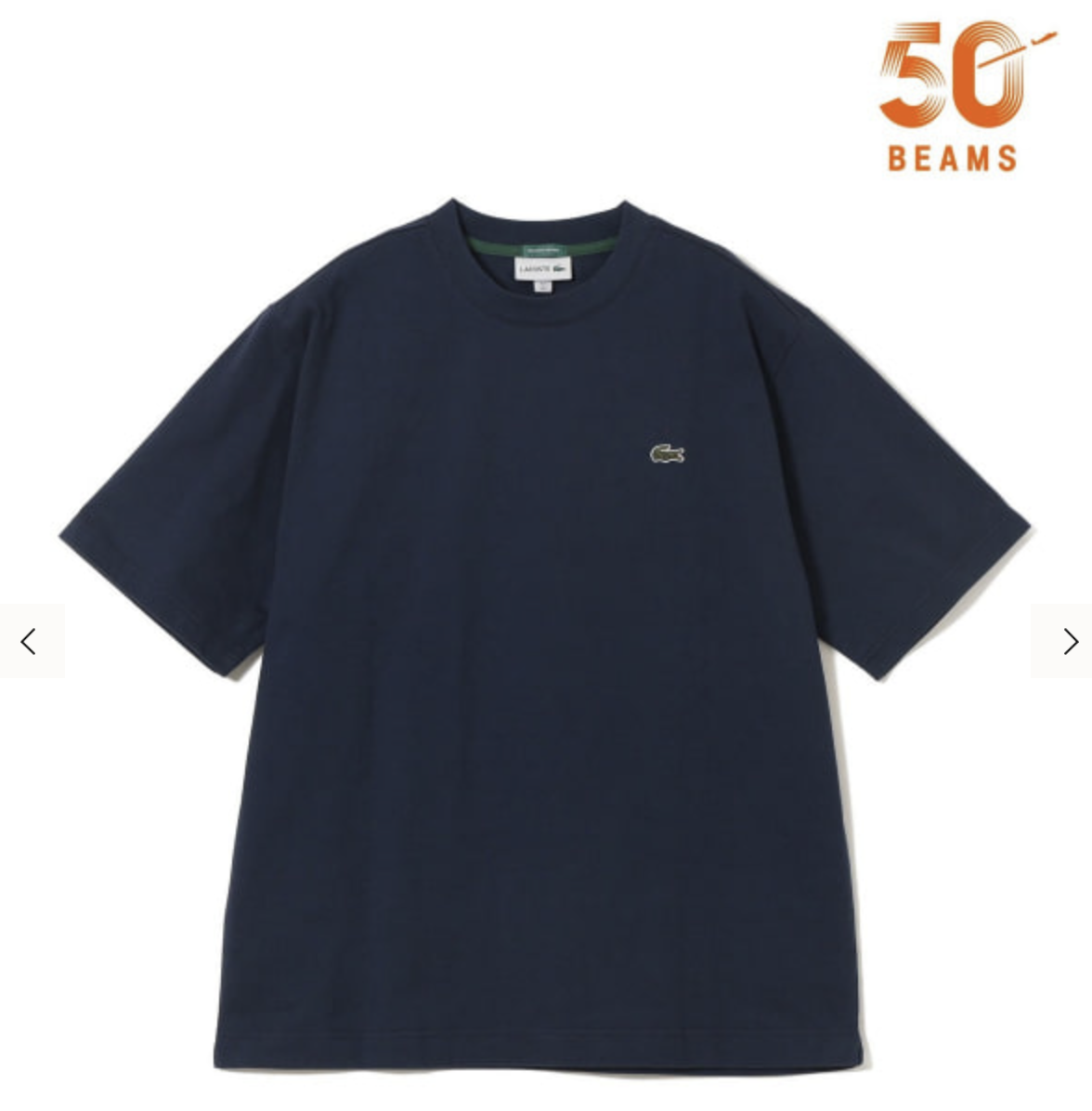 【BEAMS X LACOSTE】別注款重磅短TEE