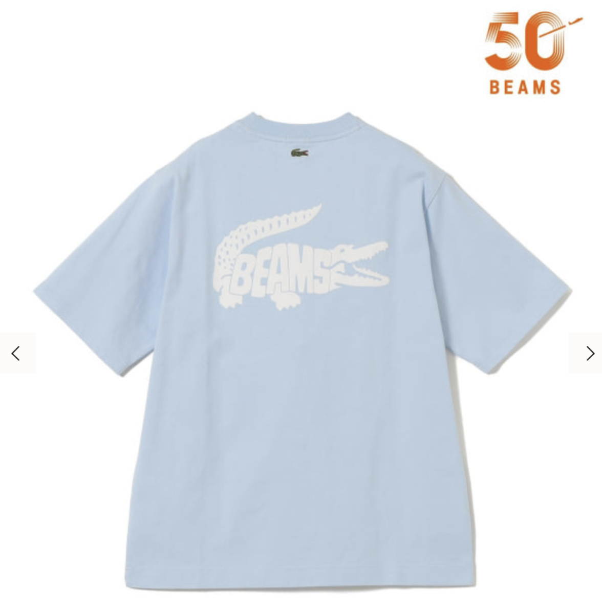 【BEAMS X LACOSTE】別注款重磅短TEE