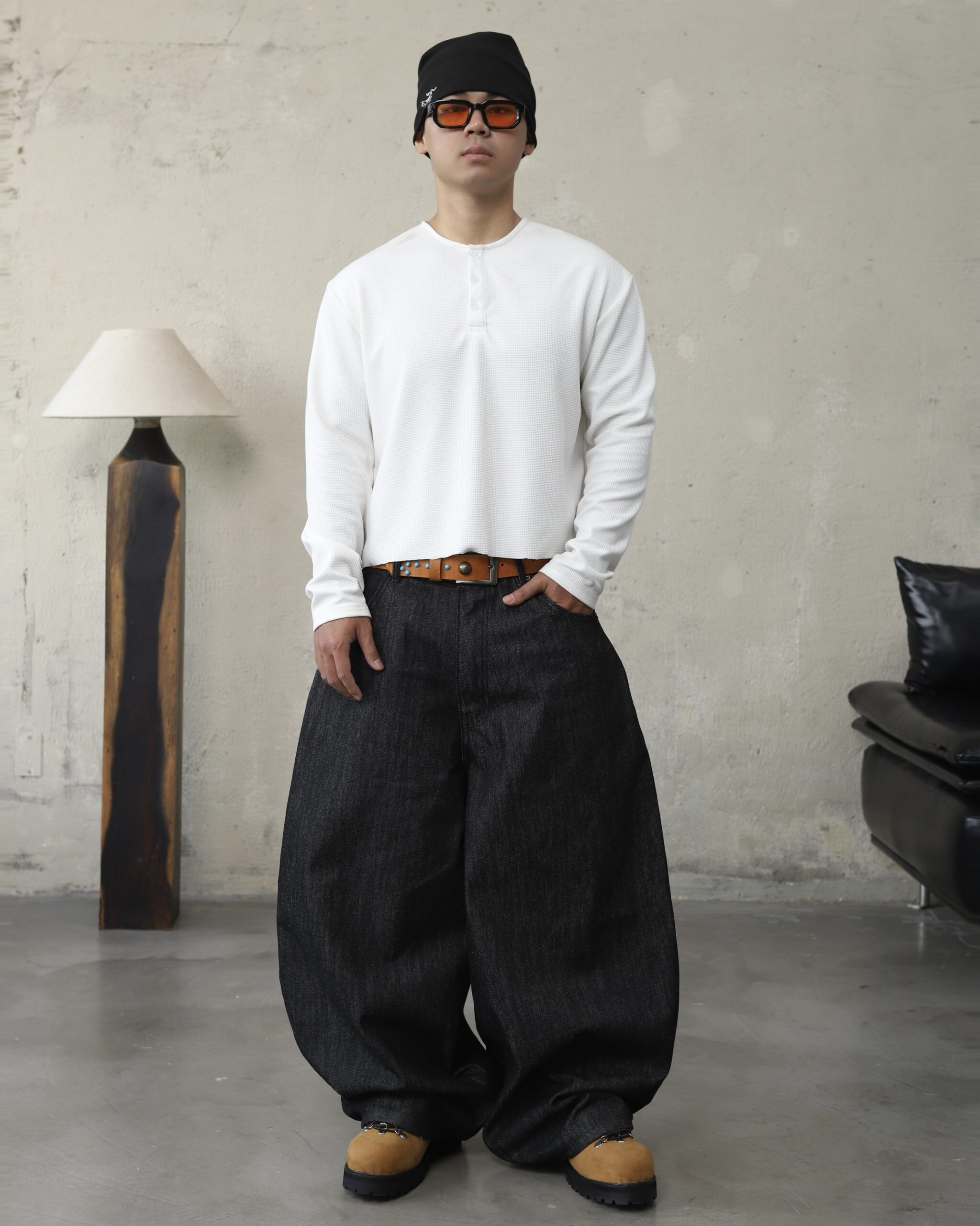 【代購】Zayon Denim Baggy Jeans 原色寬版牛仔褲 2色