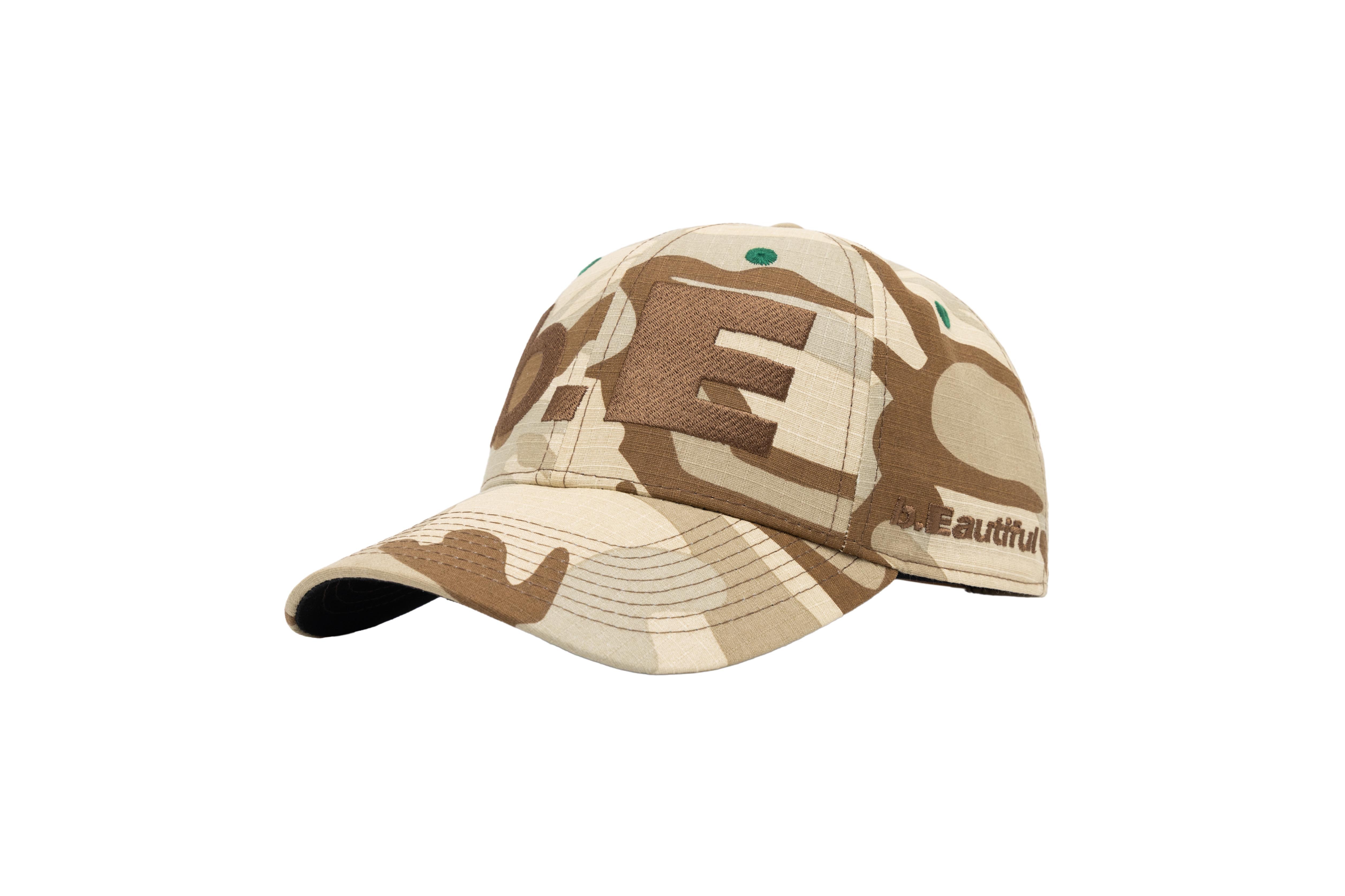 b.Eautiful “b.E Hat" (Sand Camo / Brown)
