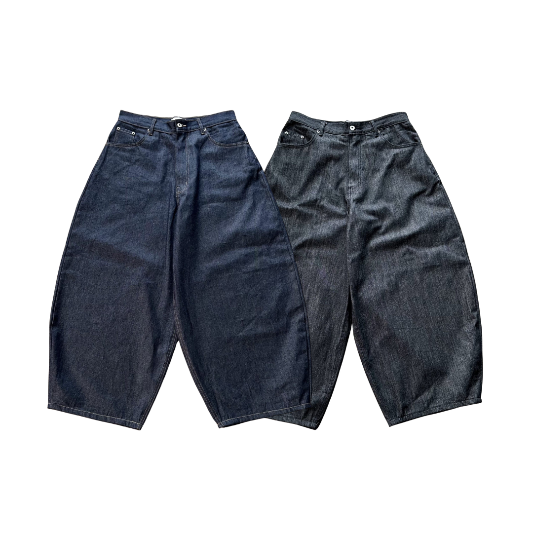 【代購】Zayon Denim Baggy Jeans 原色寬版牛仔褲 2色