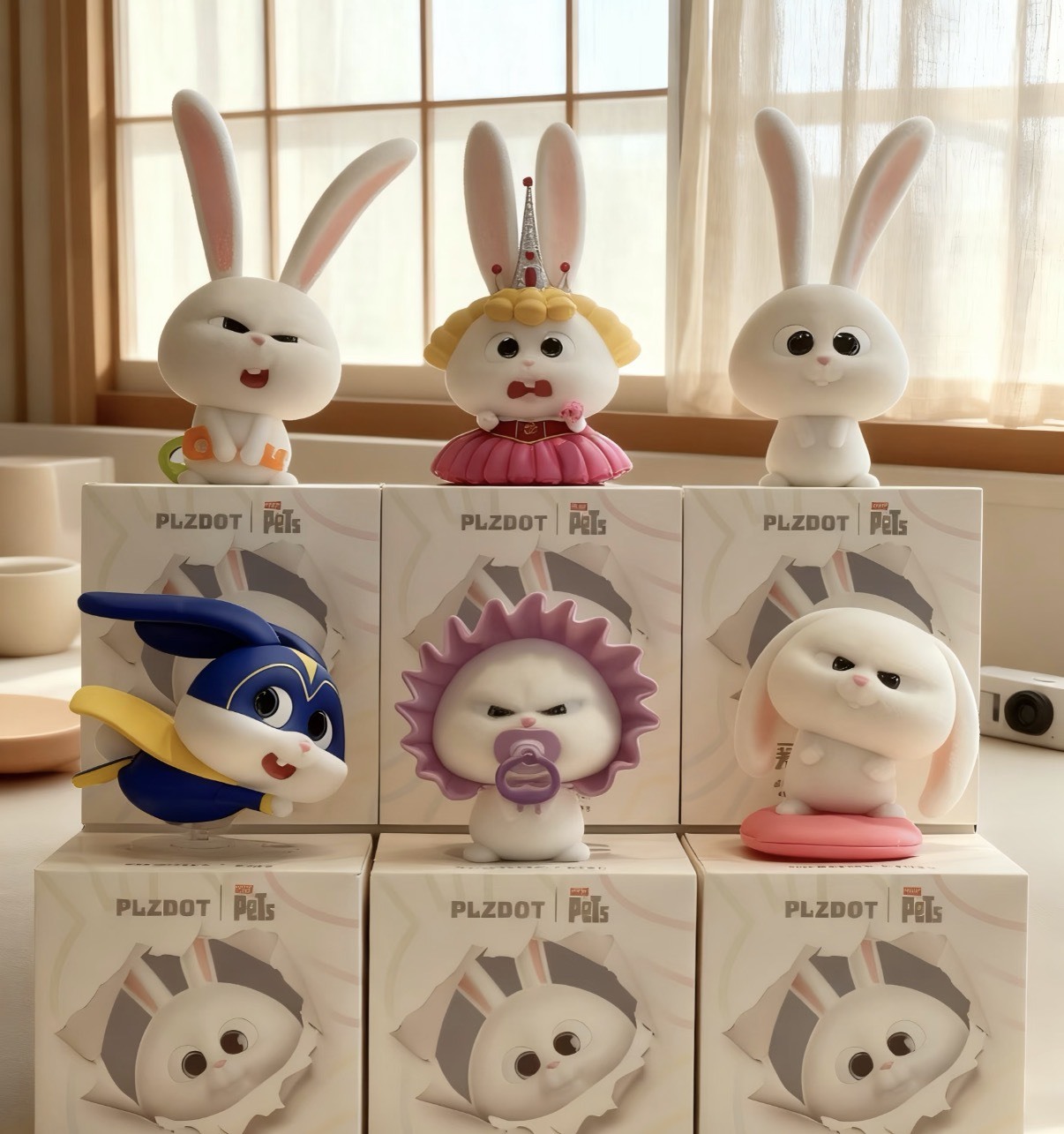 <預購> 正版授權！PLZDOT 兔老大小白的生活植絨盲盒