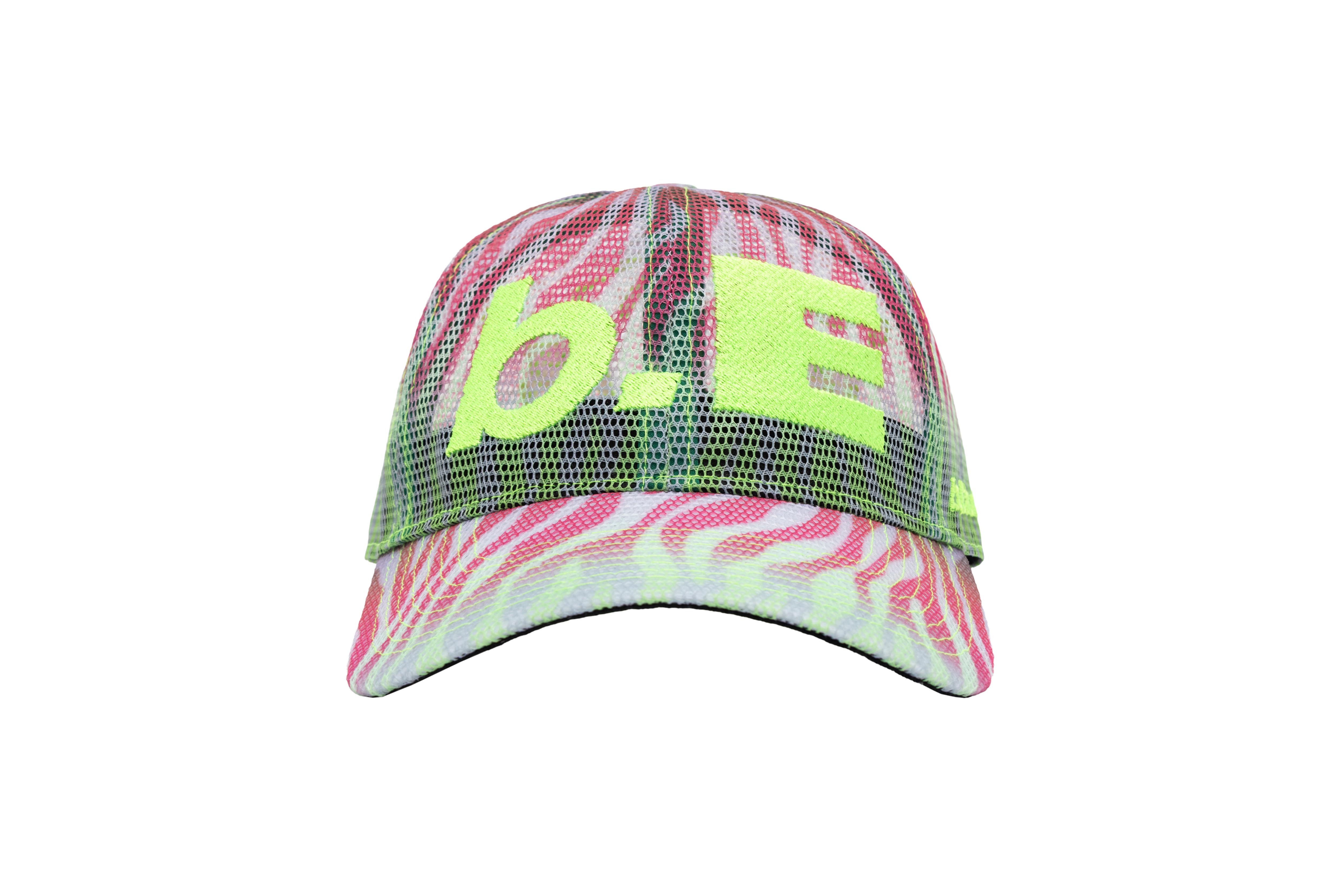 b.Eautiful “b.E Hat" (Multi Zebra Mesh / Highlighter)
