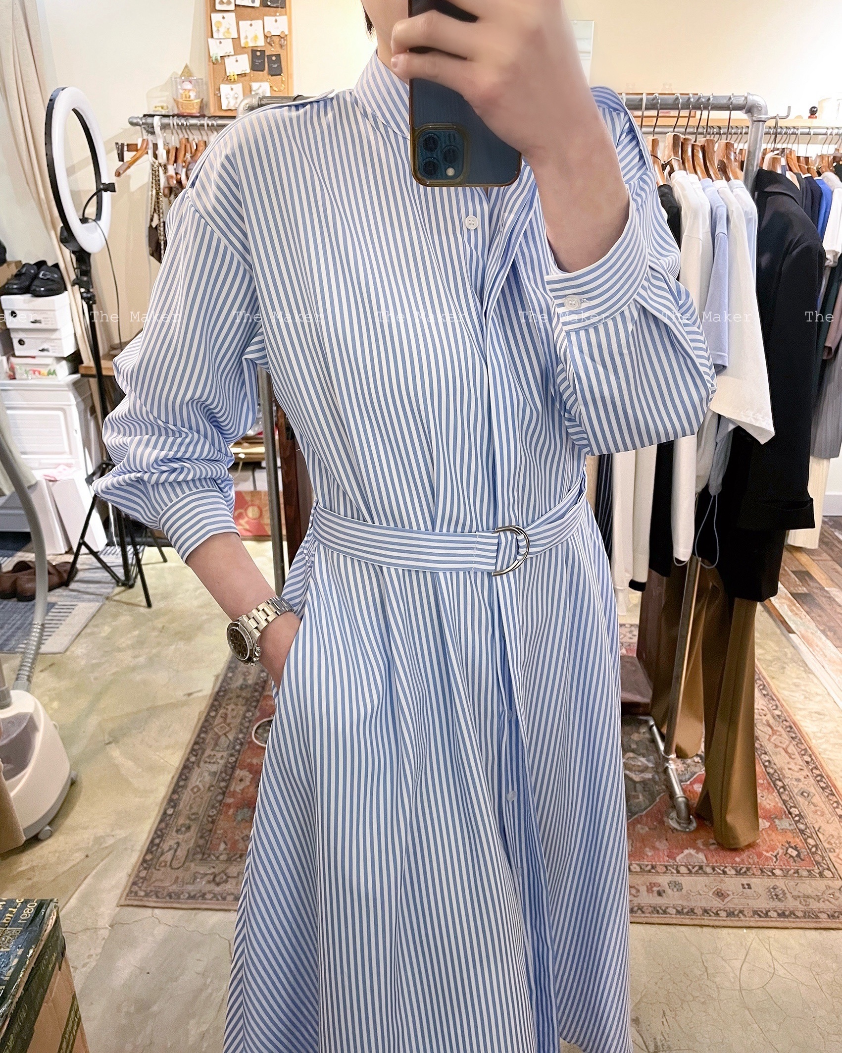 💃🏻 清爽修長直紋連身裙 💃🏻