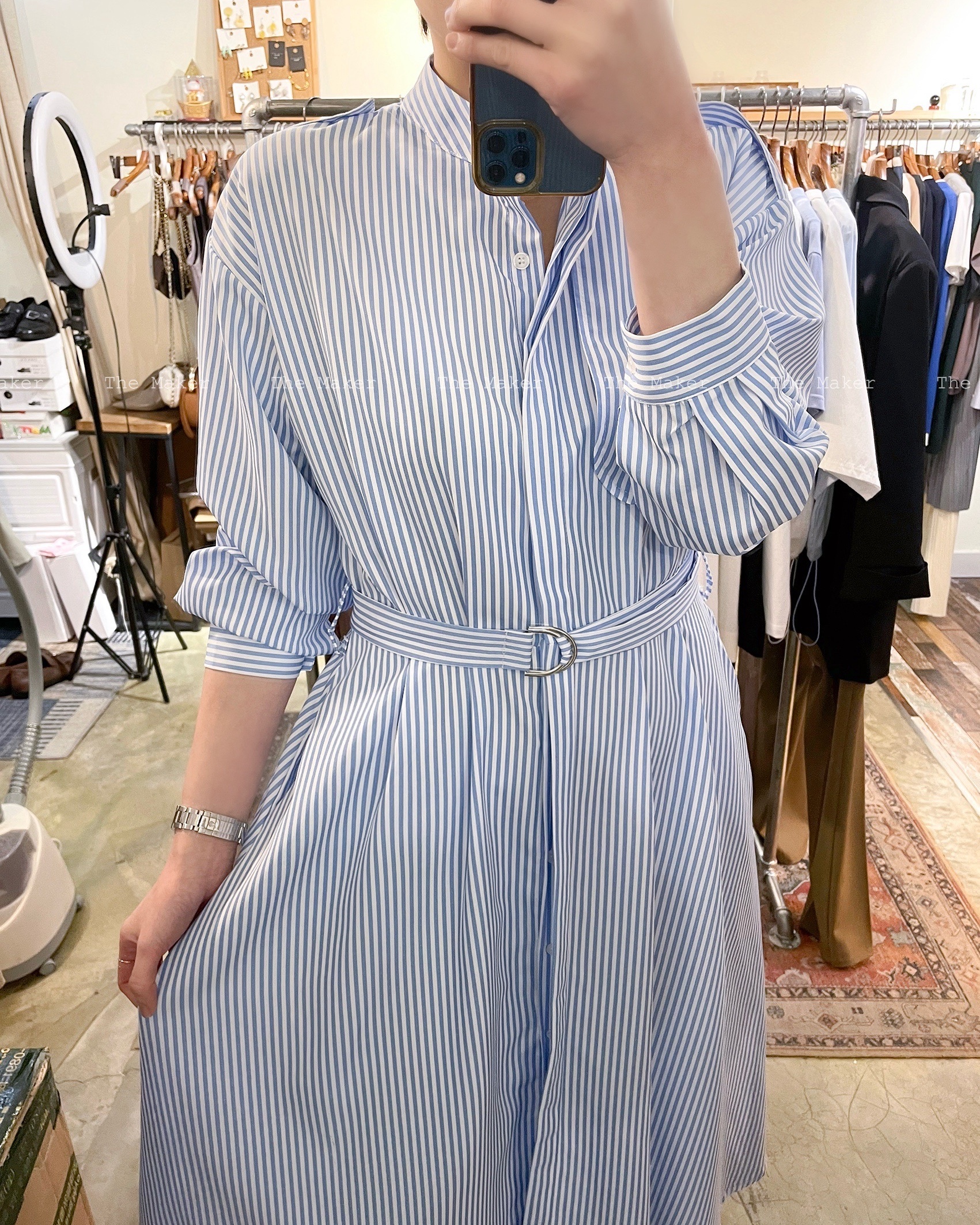 💃🏻 清爽修長直紋連身裙 💃🏻