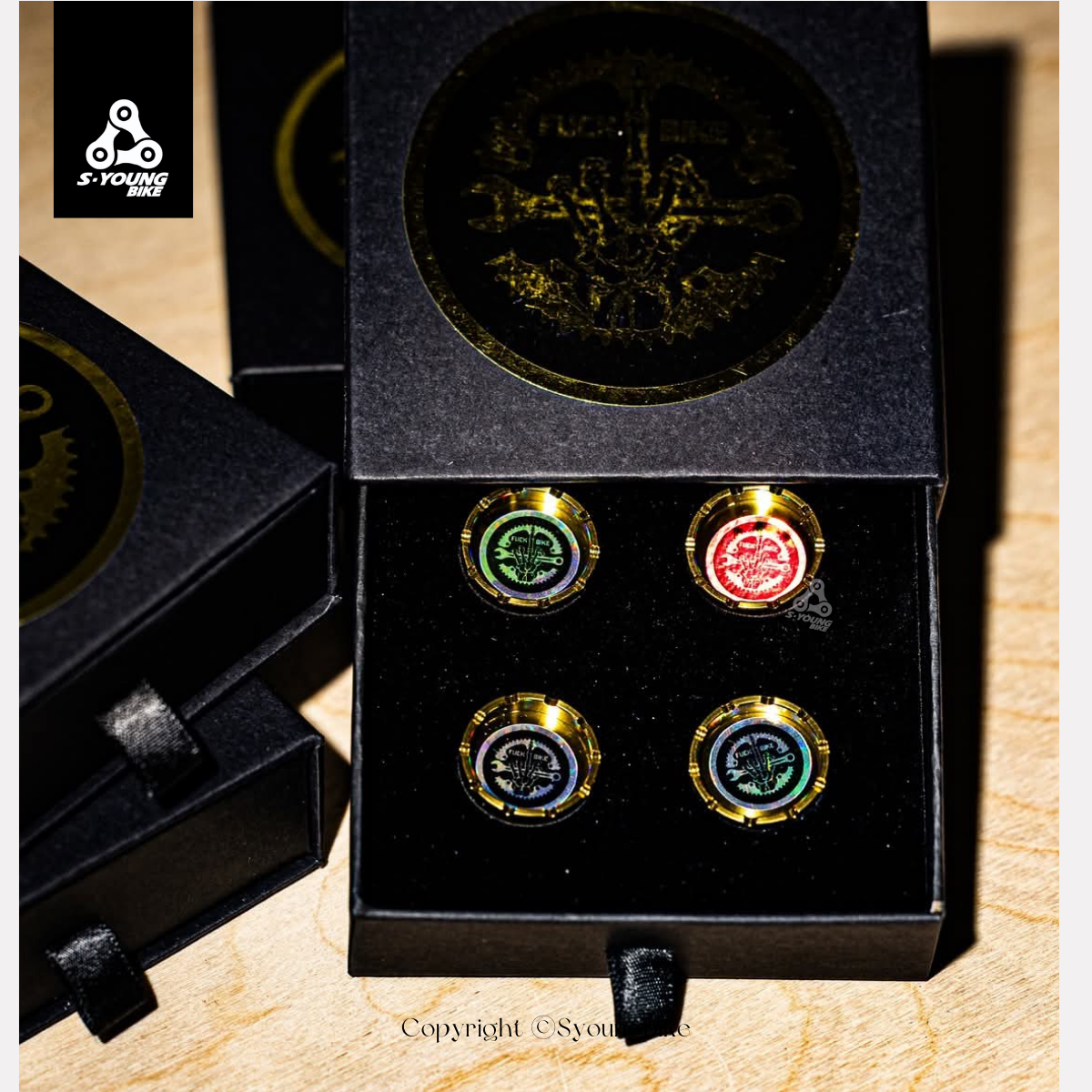 手感升級【FUCK BIKE】油壓卡前鈦活塞 / 前後一組（多款規格）