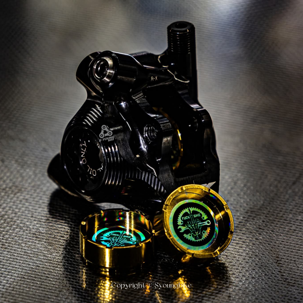 手感升級【FUCK BIKE】油壓卡前鈦活塞 / 前後一組（多款規格）