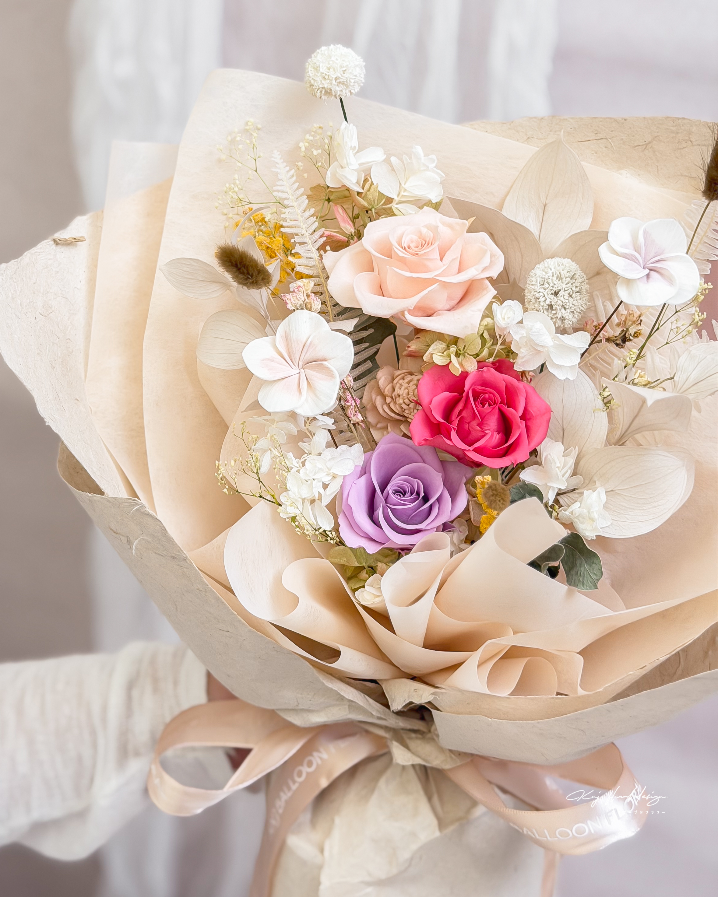 花語初綻・永生玫瑰花束