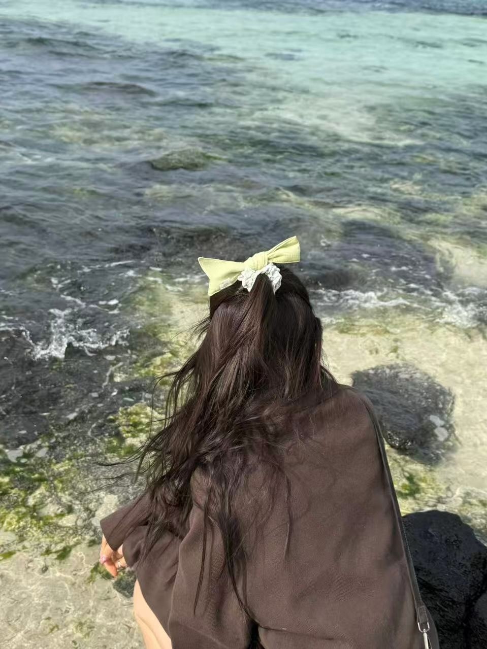 26B305 南法風格 蘋果綠法式小腸圈