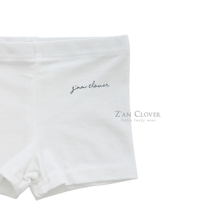 正韓夏ZAN CLOVER 兩色字母安全褲