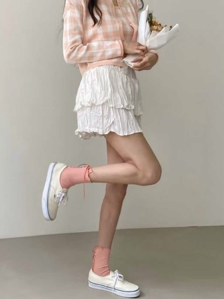 26B311 後綁蝴蝶結襪