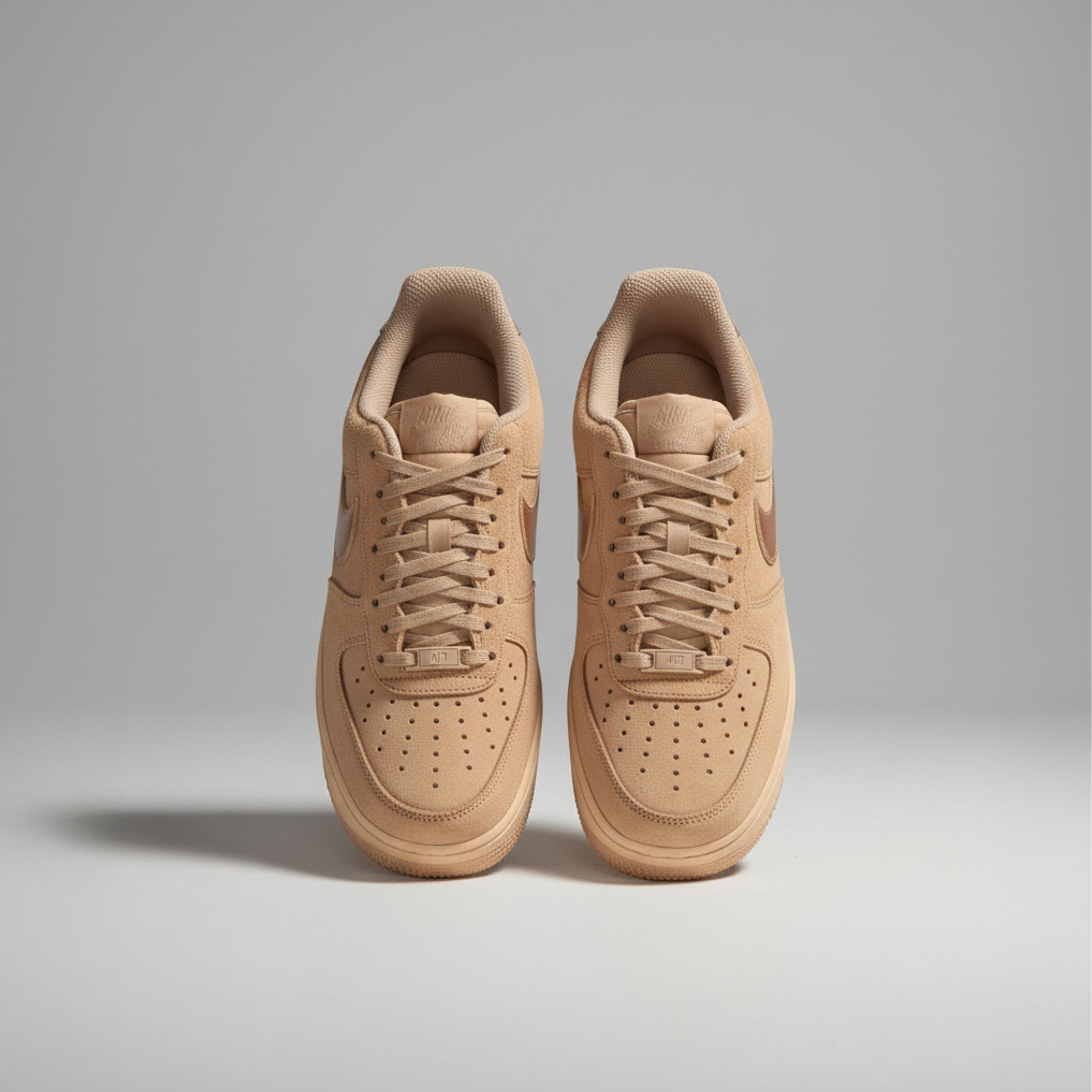 NICEDAY 代購 NIke Air Force 1 Low 奶茶 金 金屬 金勾 摩卡 IO4833-201