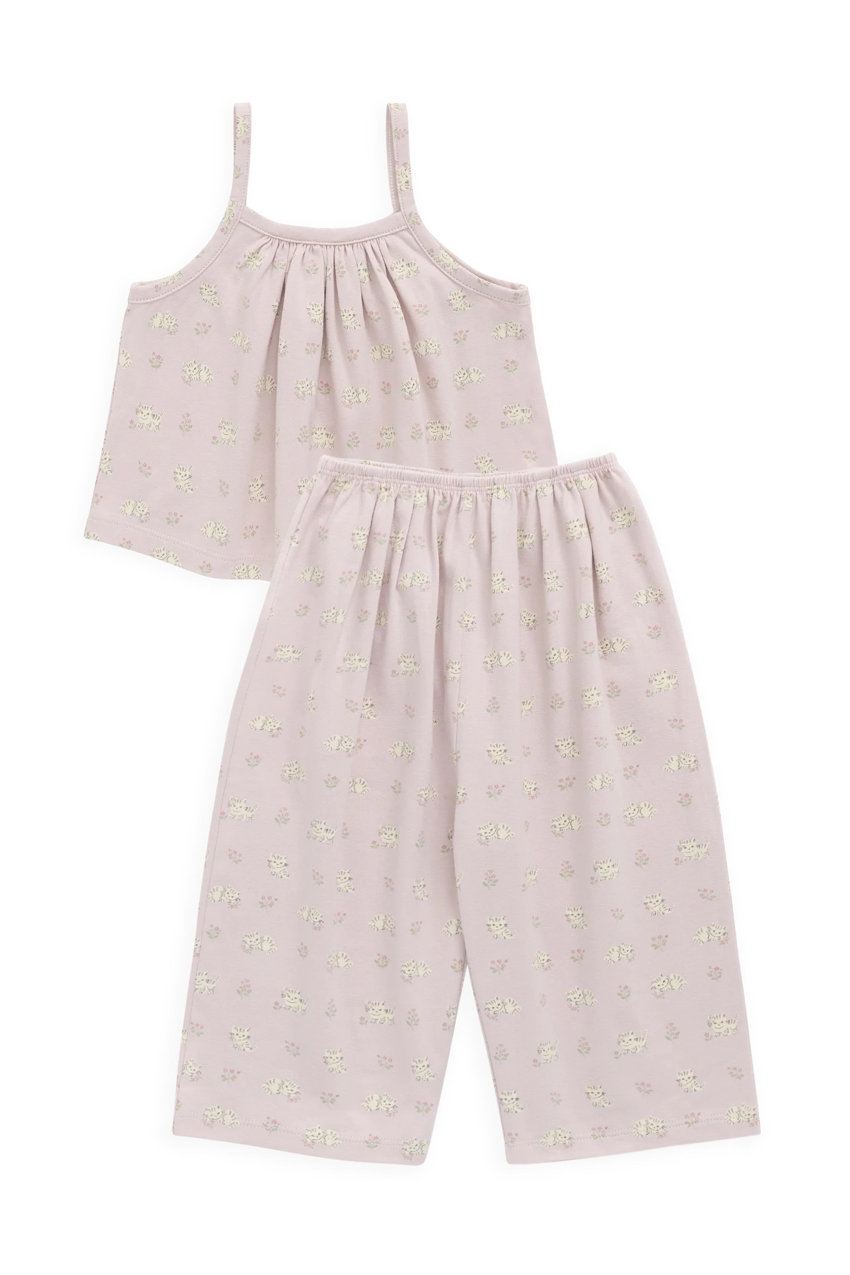 【預購】JAMIE KAY -Organic Cotton Viola Pyjama Set（Moon Floral Mauve）