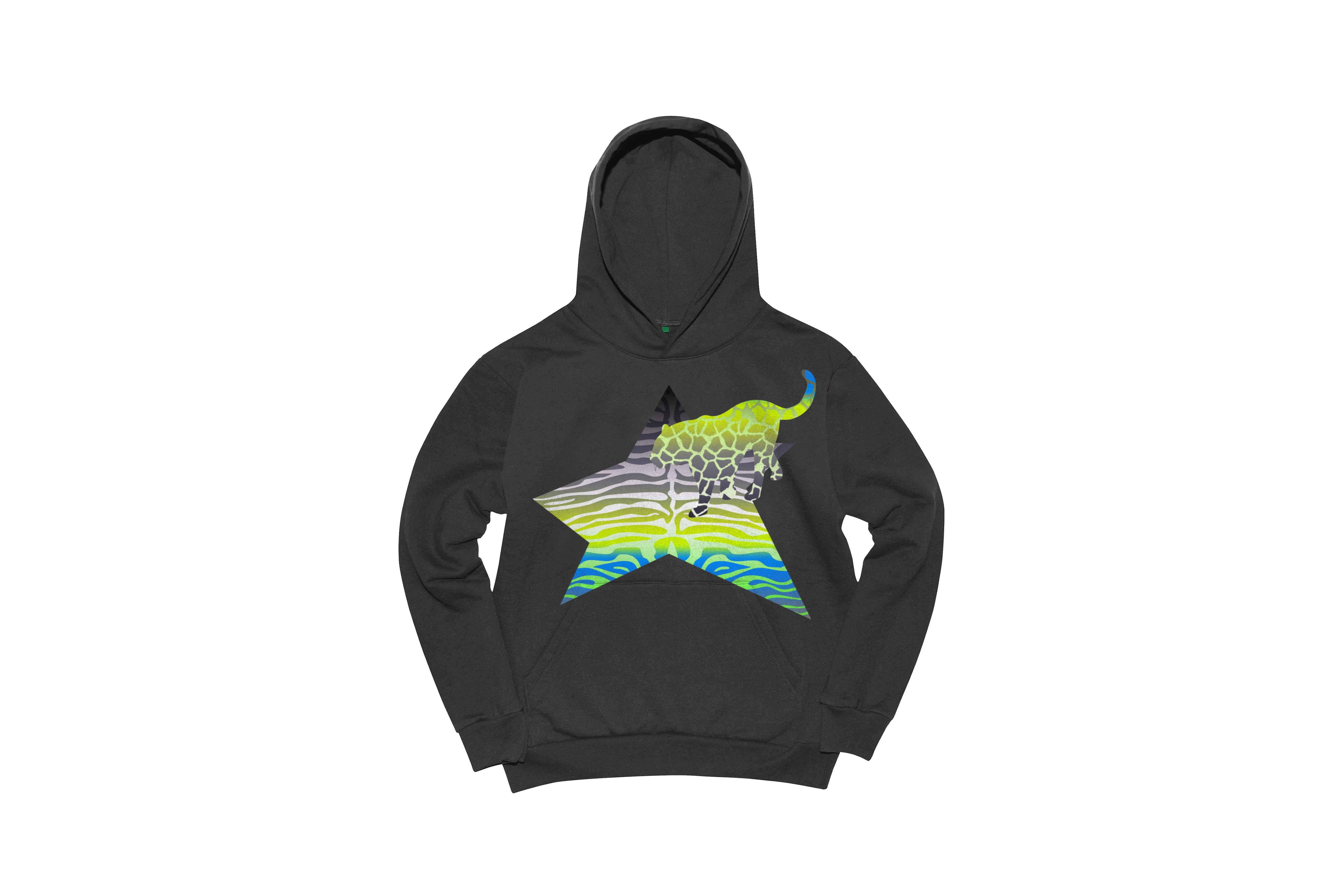 b.Eautiful "Animal Hoodie" (Vintage Black)