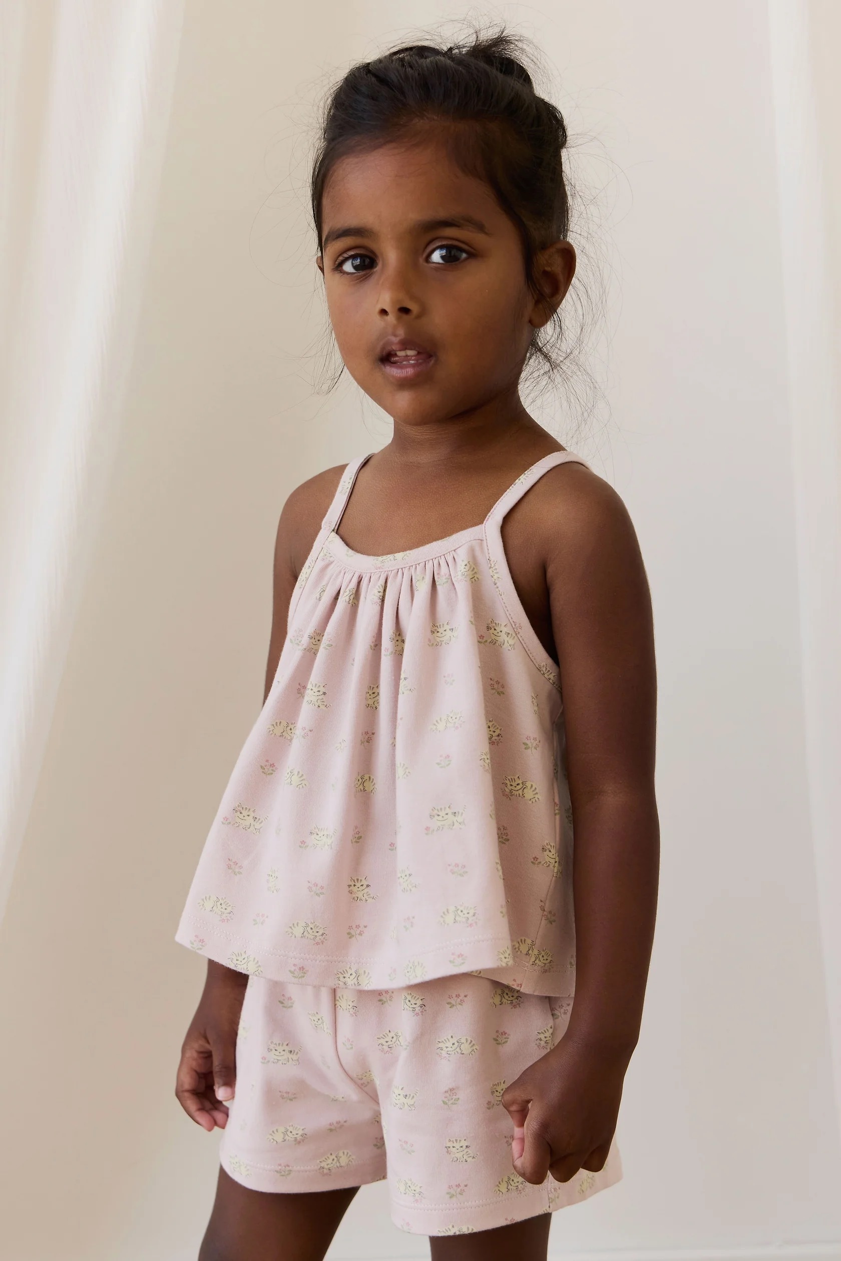 【預購】JAMIE KAY -Organic Cotton Winnie Pyjama Set（Moon Floral Mauve）