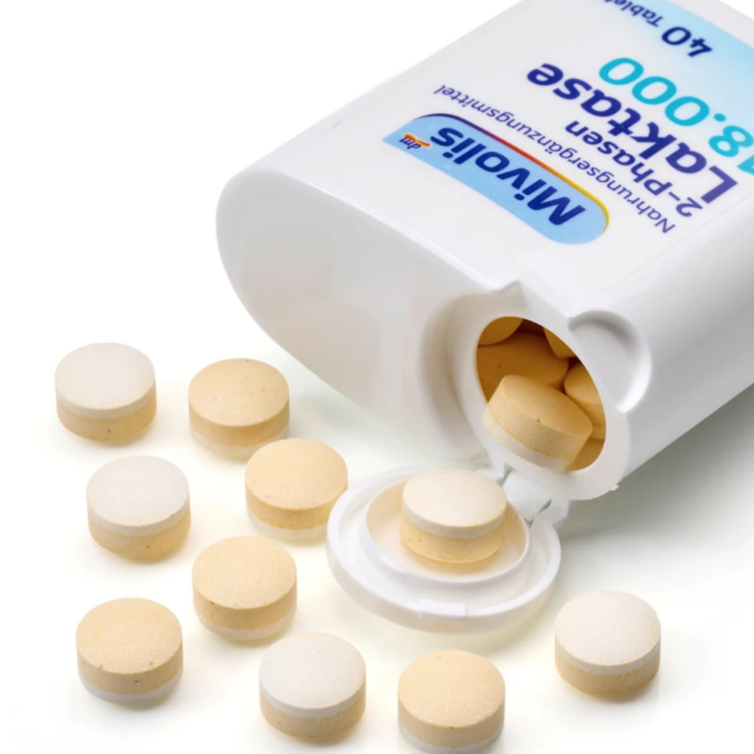 德國 Mivolis 雙重乳糖酶消化片18000 FCC 40片裝