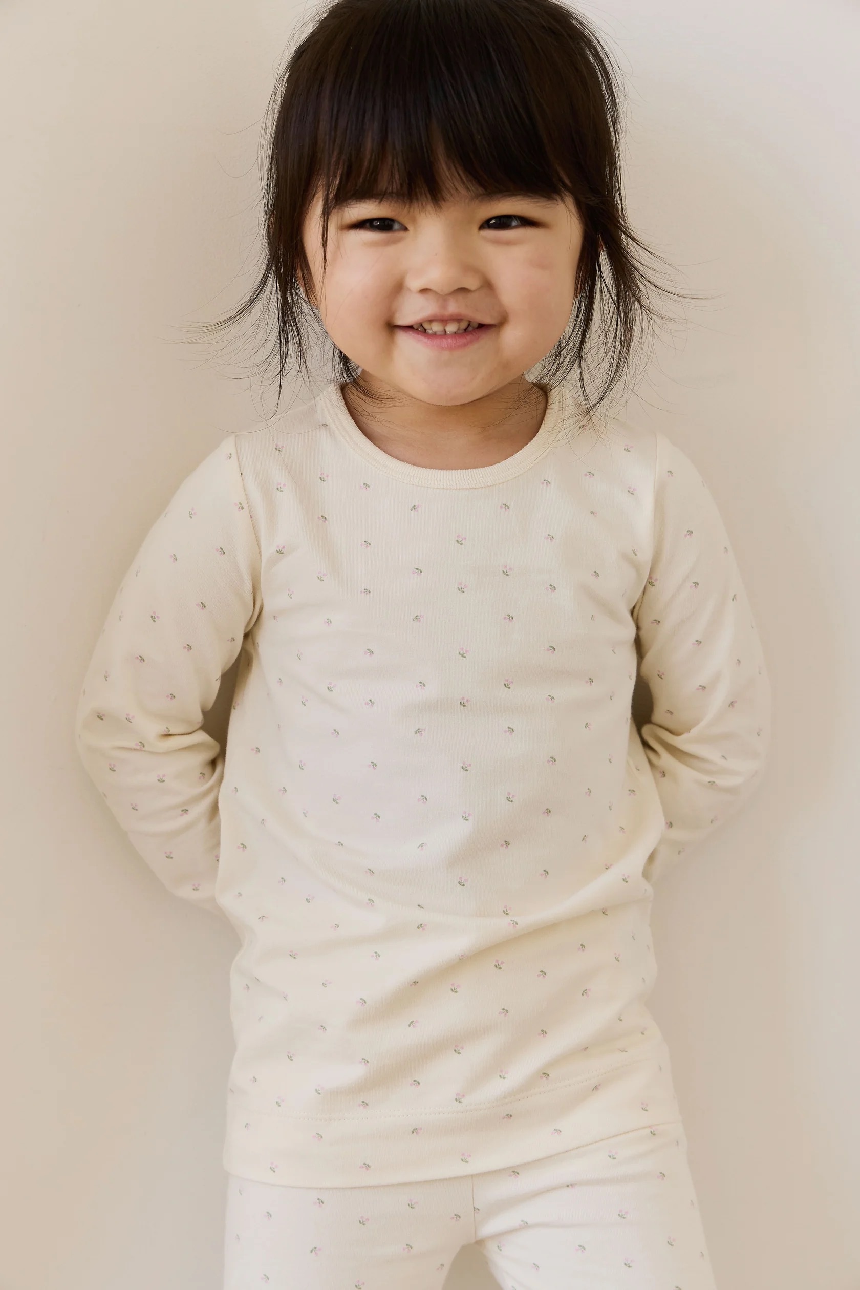 【預購】JAMIE KAY -Organic Cotton Baker Long Sleeve Pyjama Set（Ditsy Cherries）