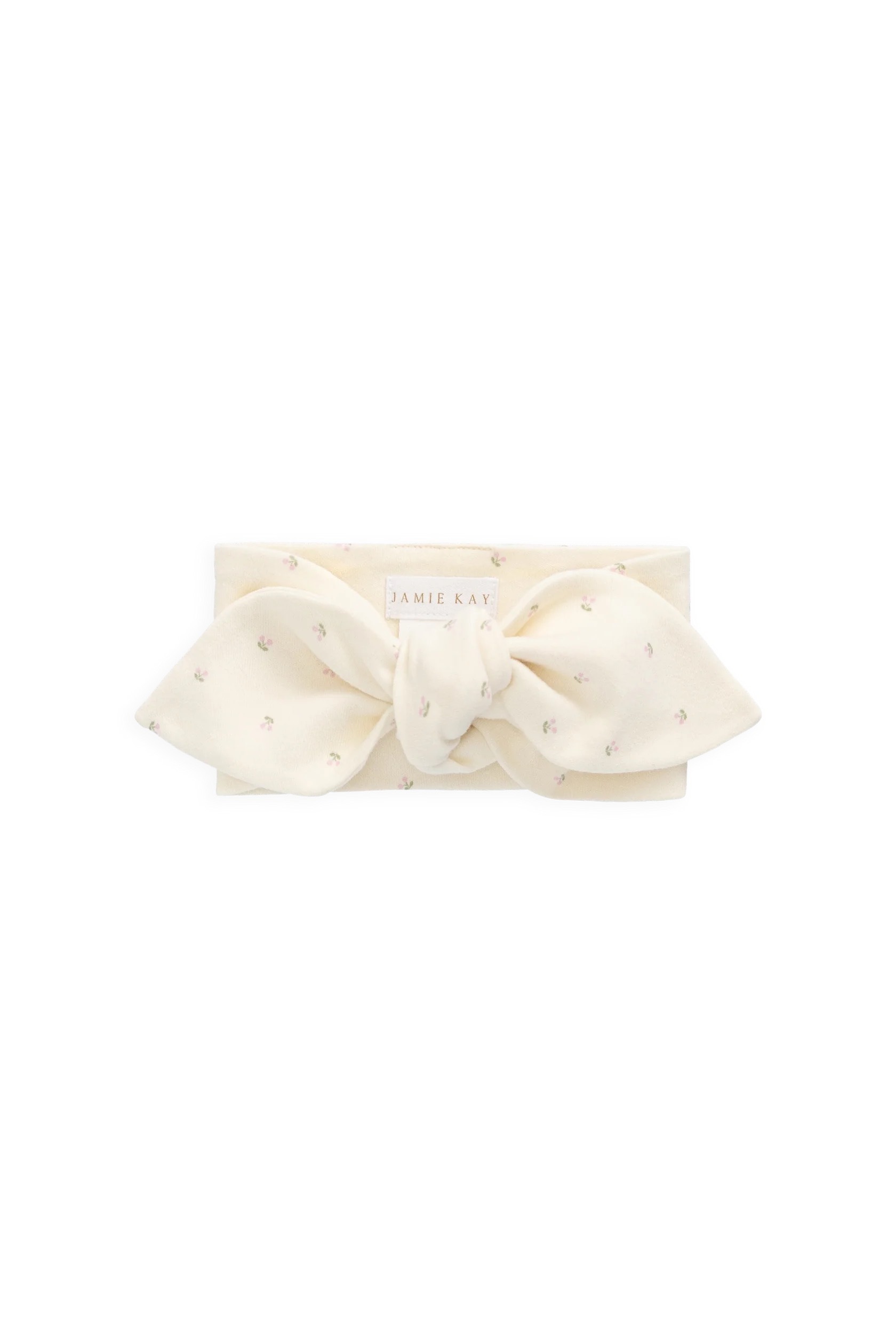 【預購】JAMIE KAY -Organic Cotton Headband（Ditsy Cherries）